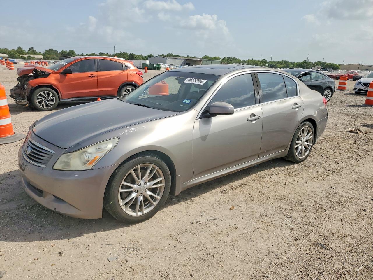 2008 Infiniti G35 Base Gray vin: JNKBV61E58M211091