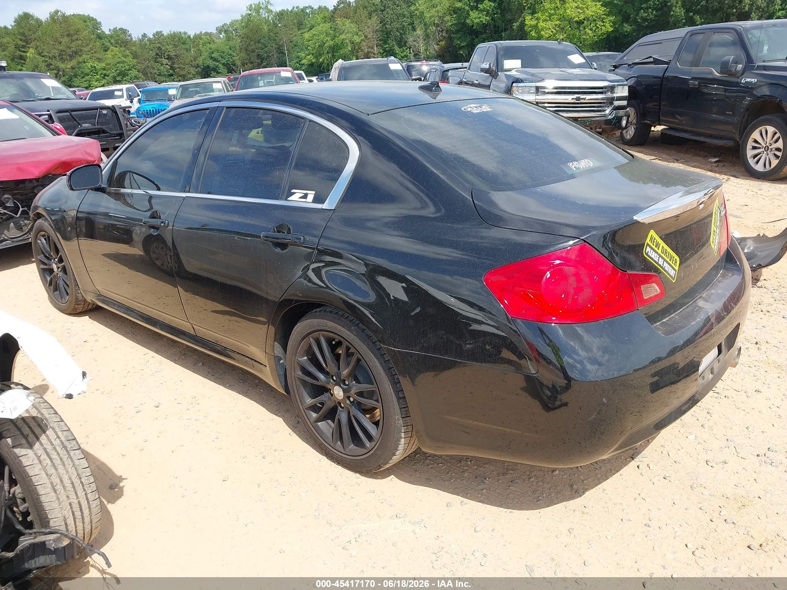 2008 Infiniti G35 Sport Black vin: JNKBV61E58M220860