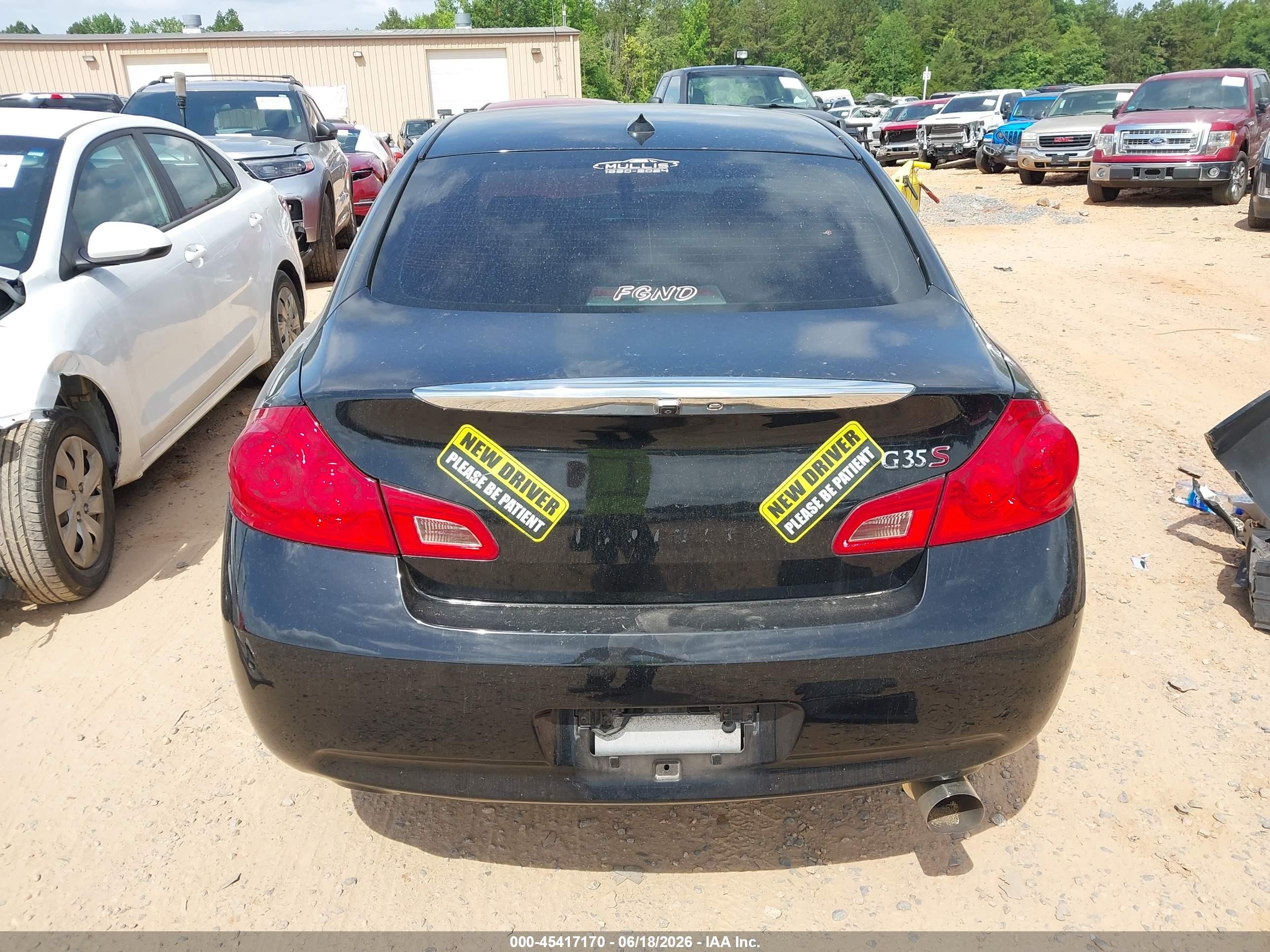 2008 Infiniti G35 Sport Black vin: JNKBV61E58M220860