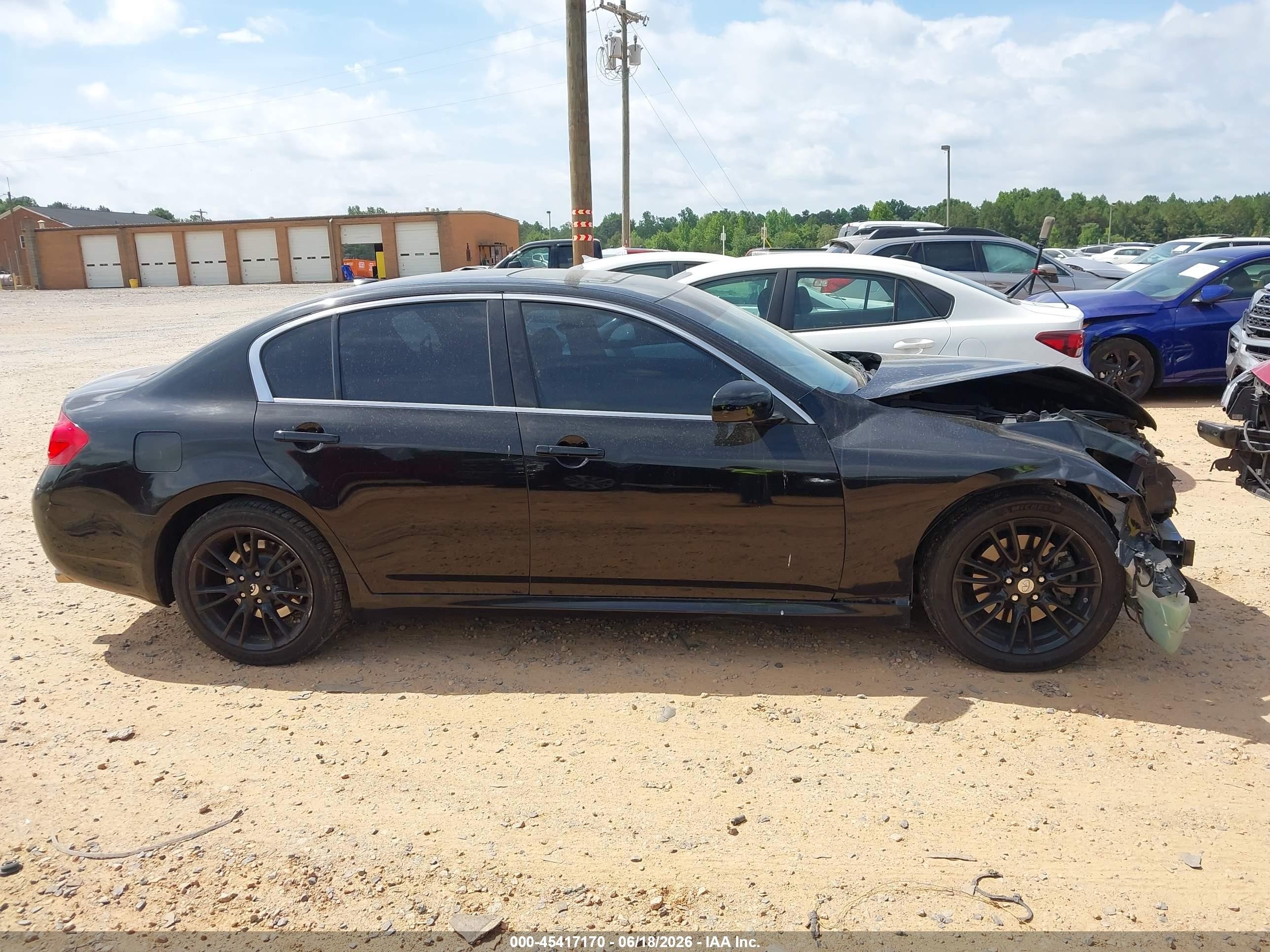 2008 Infiniti G35 Sport Black vin: JNKBV61E58M220860
