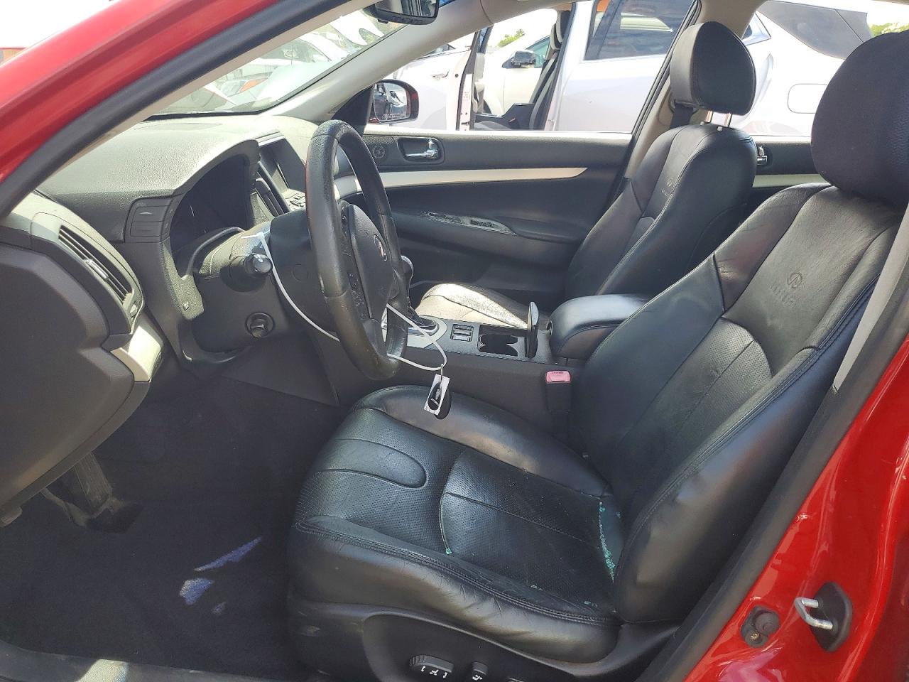2007 Infiniti G35 Base Red vin: JNKBV61E67M709735