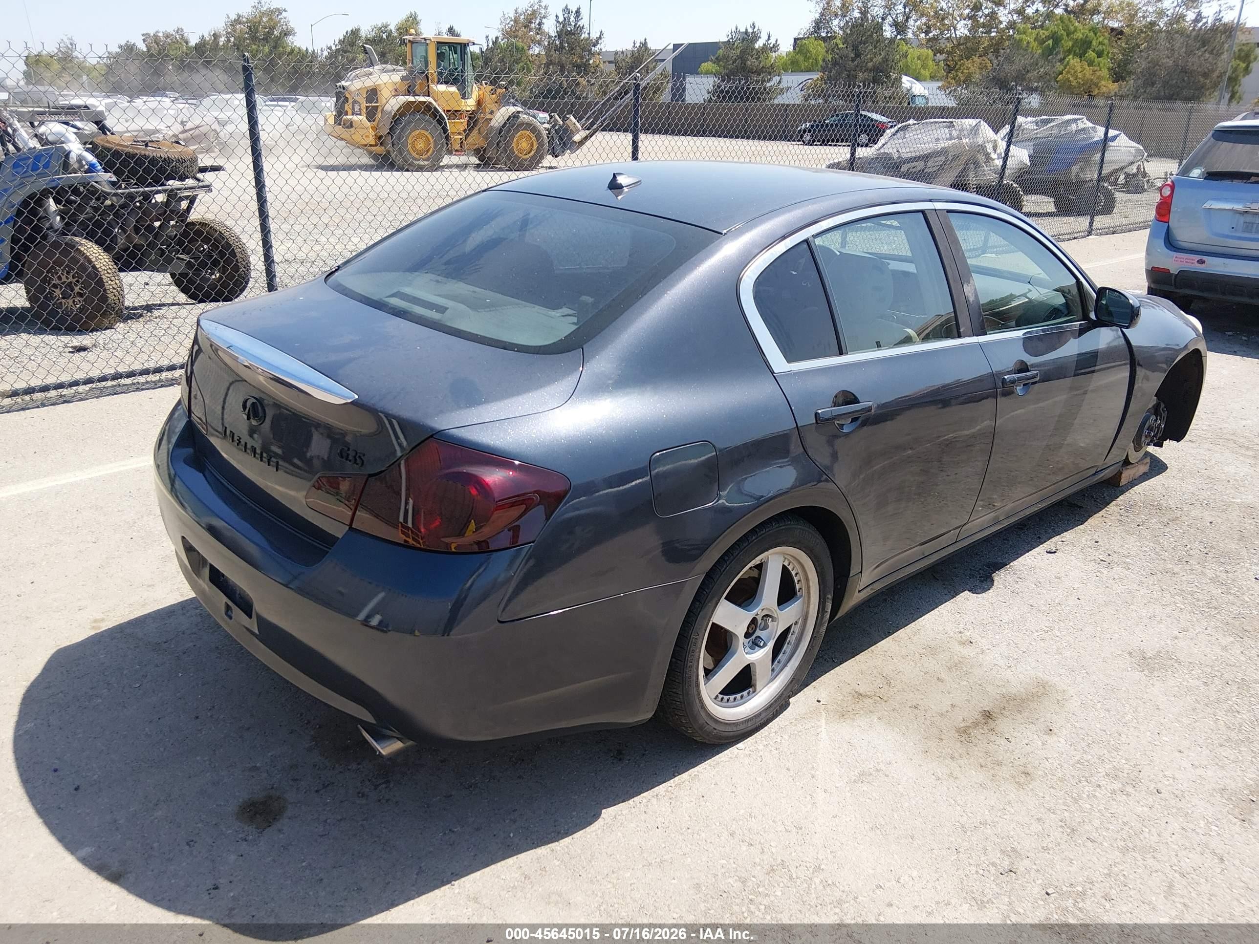 2007 Infiniti G35 Journey Black vin: JNKBV61E67M717723