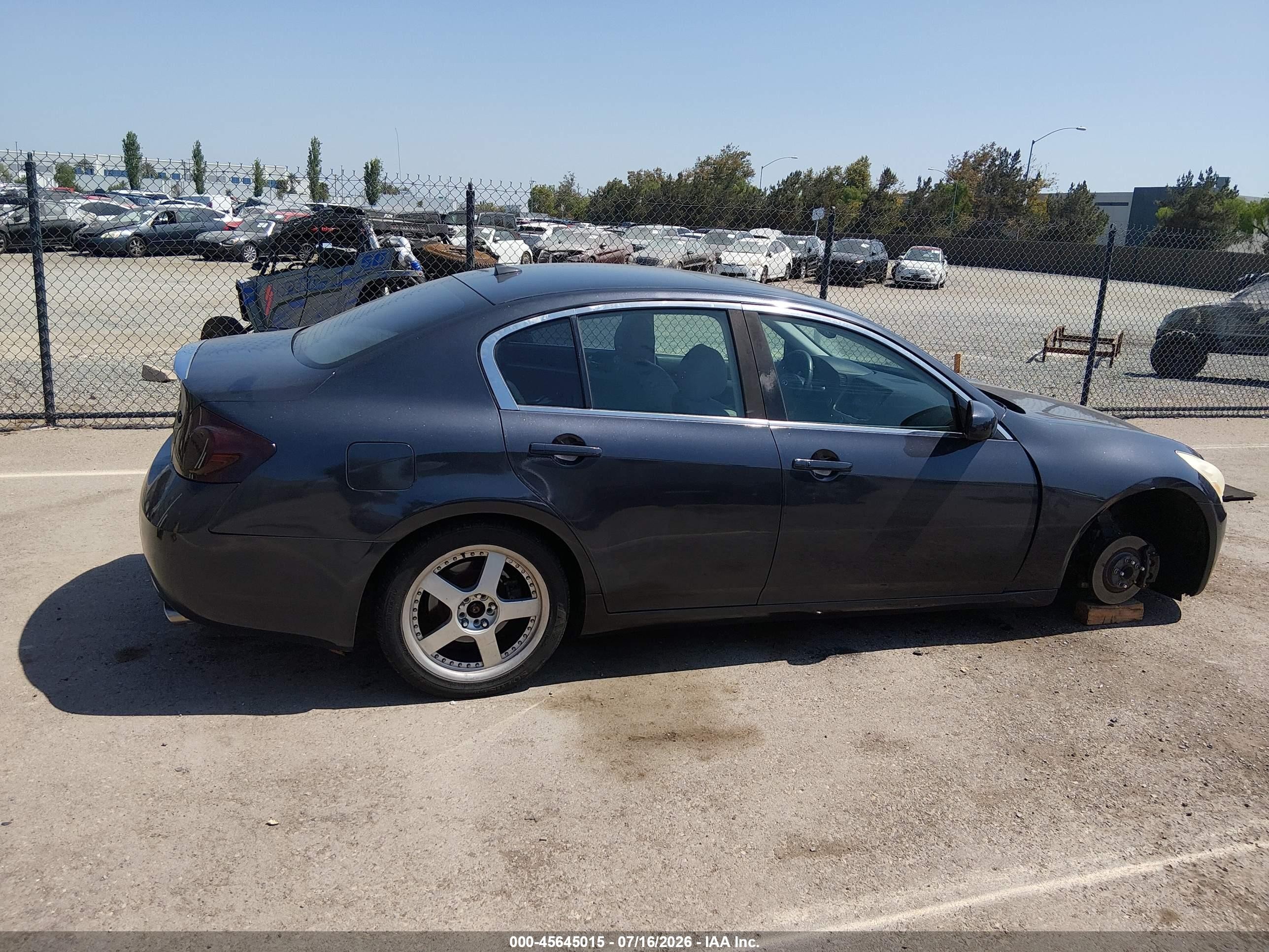 2007 Infiniti G35 Journey Black vin: JNKBV61E67M717723