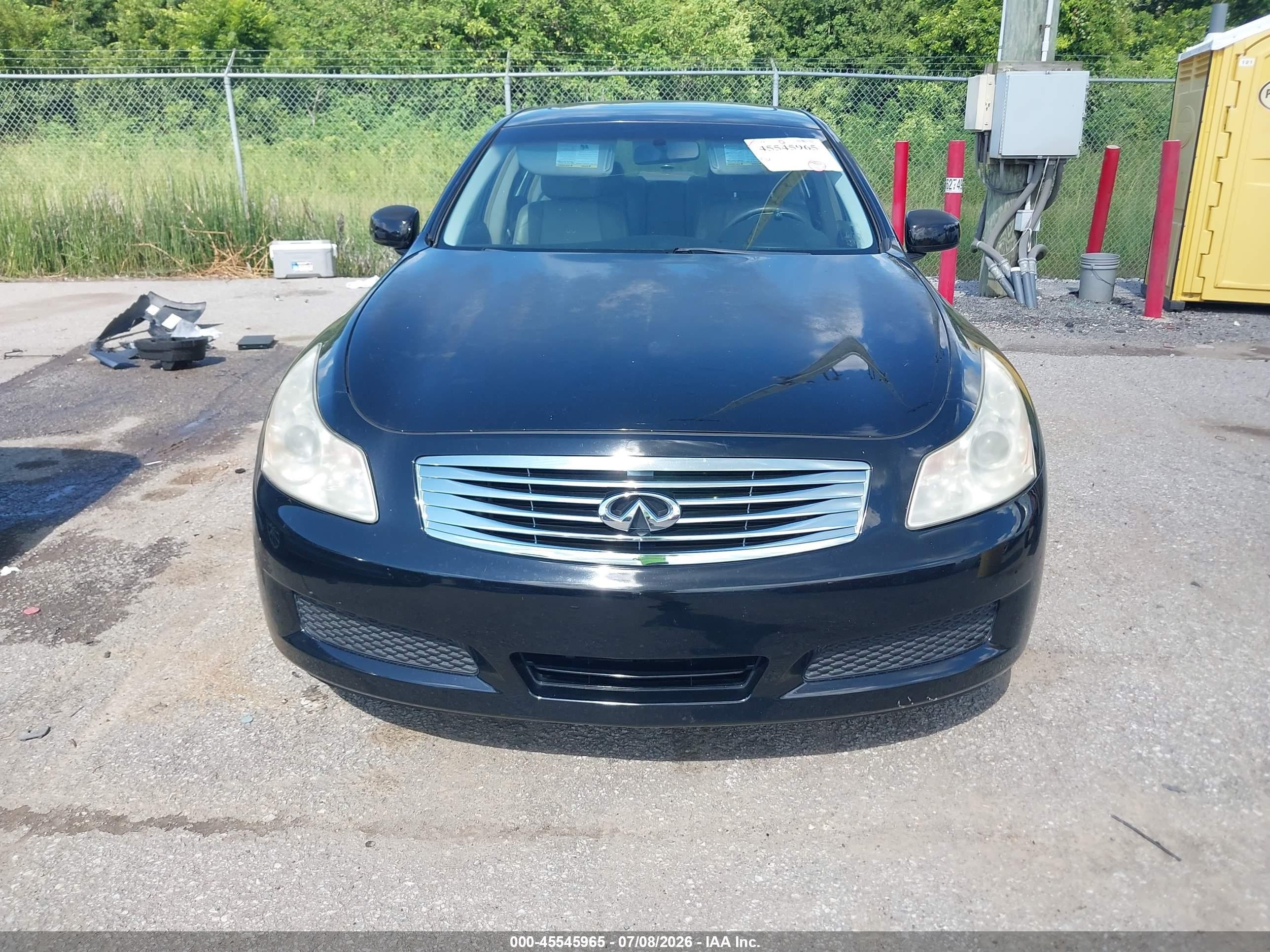 2007 Infiniti G35 Journey Black vin: JNKBV61E67M717785