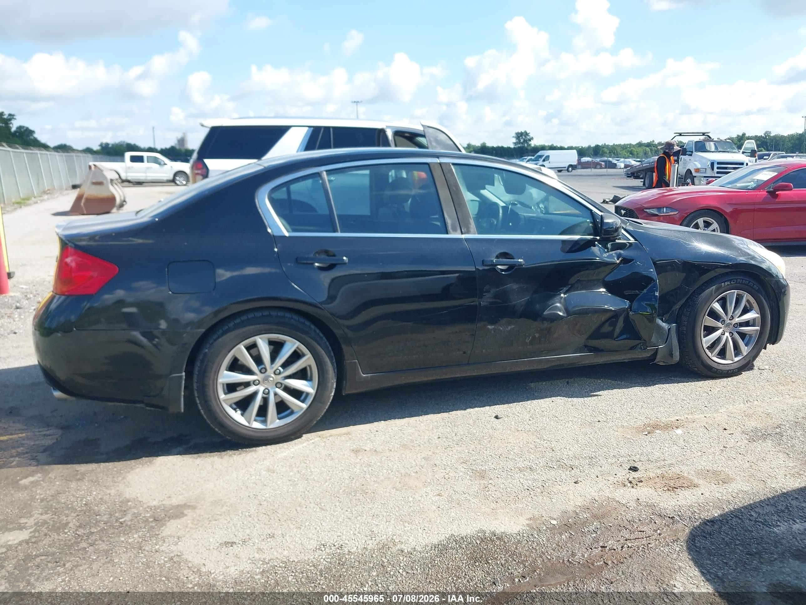 2007 Infiniti G35 Journey Black vin: JNKBV61E67M717785