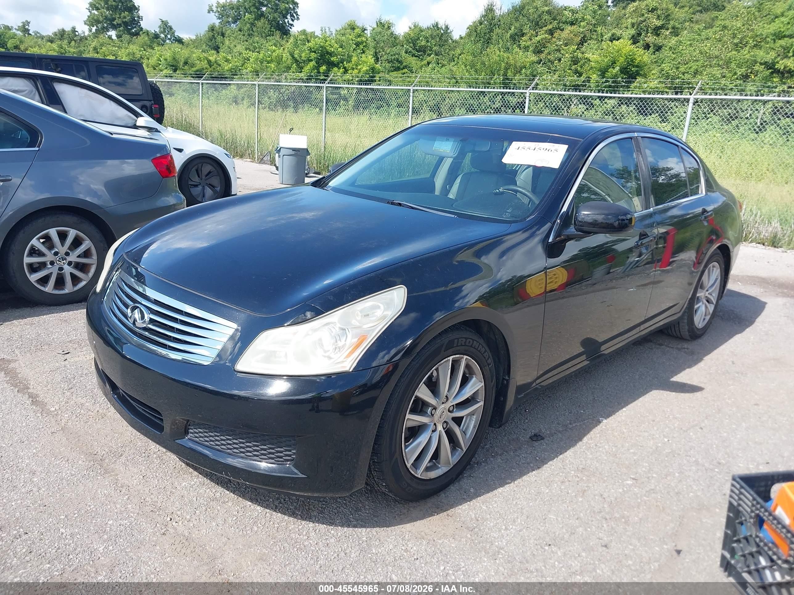2007 Infiniti G35 Journey Black vin: JNKBV61E67M717785
