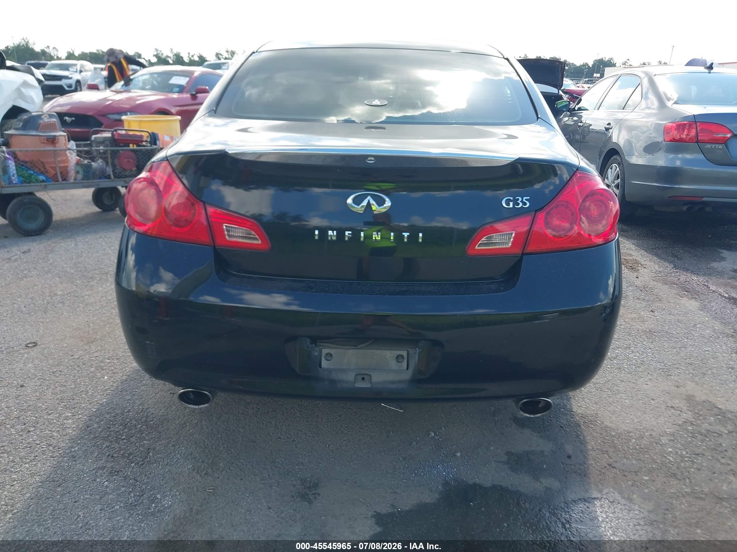 2007 Infiniti G35 Journey Black vin: JNKBV61E67M717785