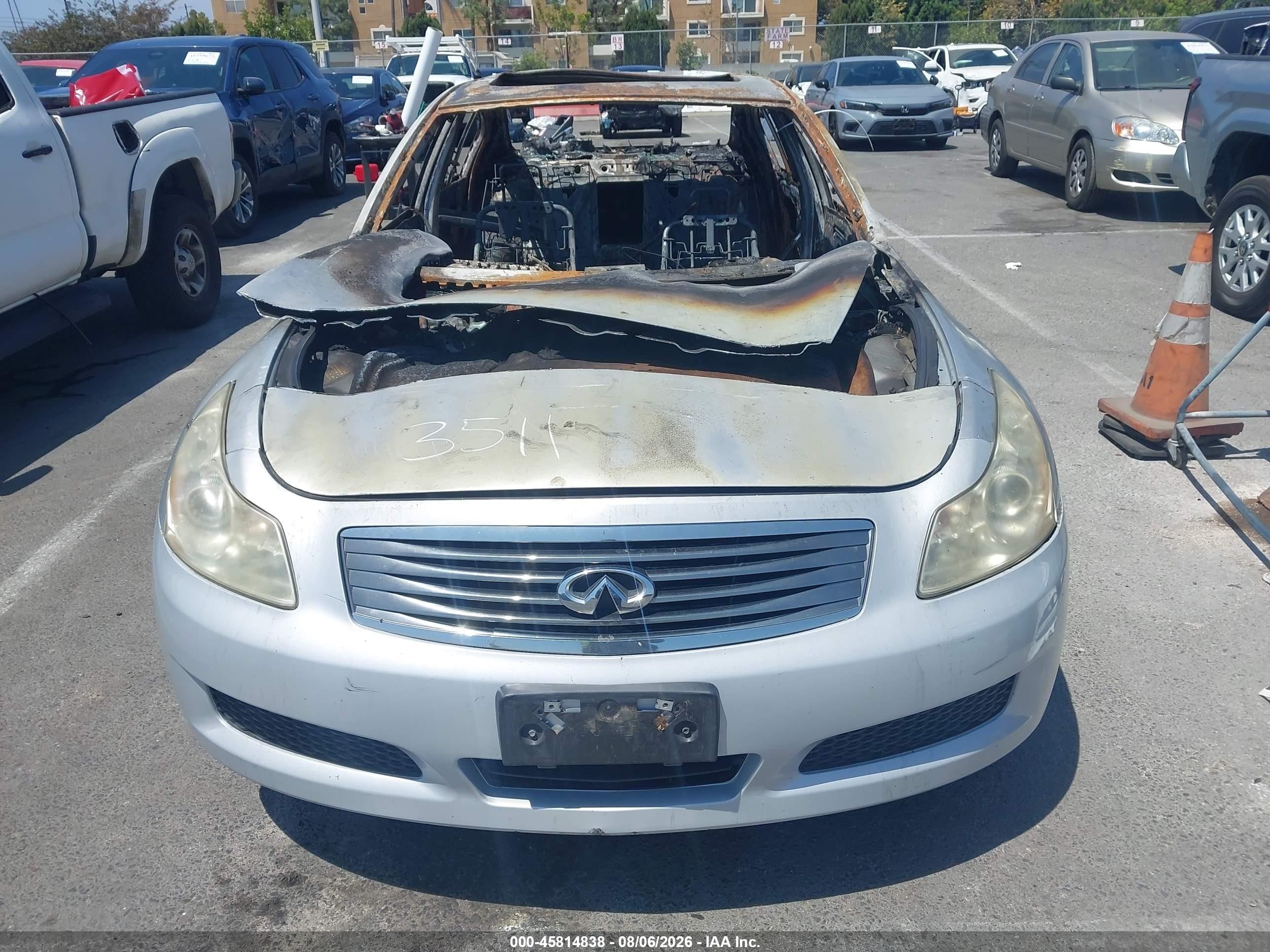 2007 Infiniti G35 Journey Silver vin: JNKBV61E67M720671