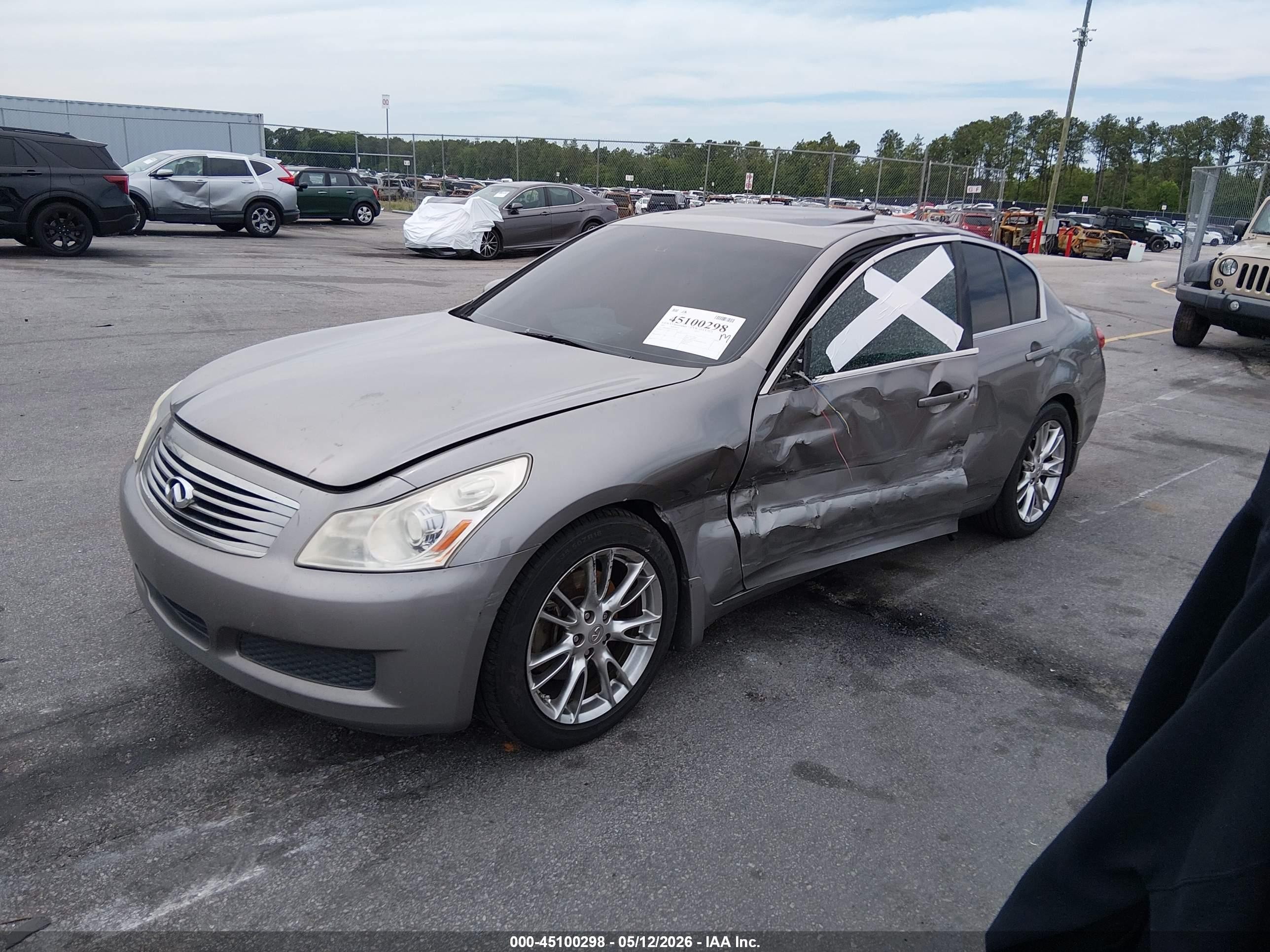 2007 Infiniti G35 Journey Gray vin: JNKBV61E67M721965