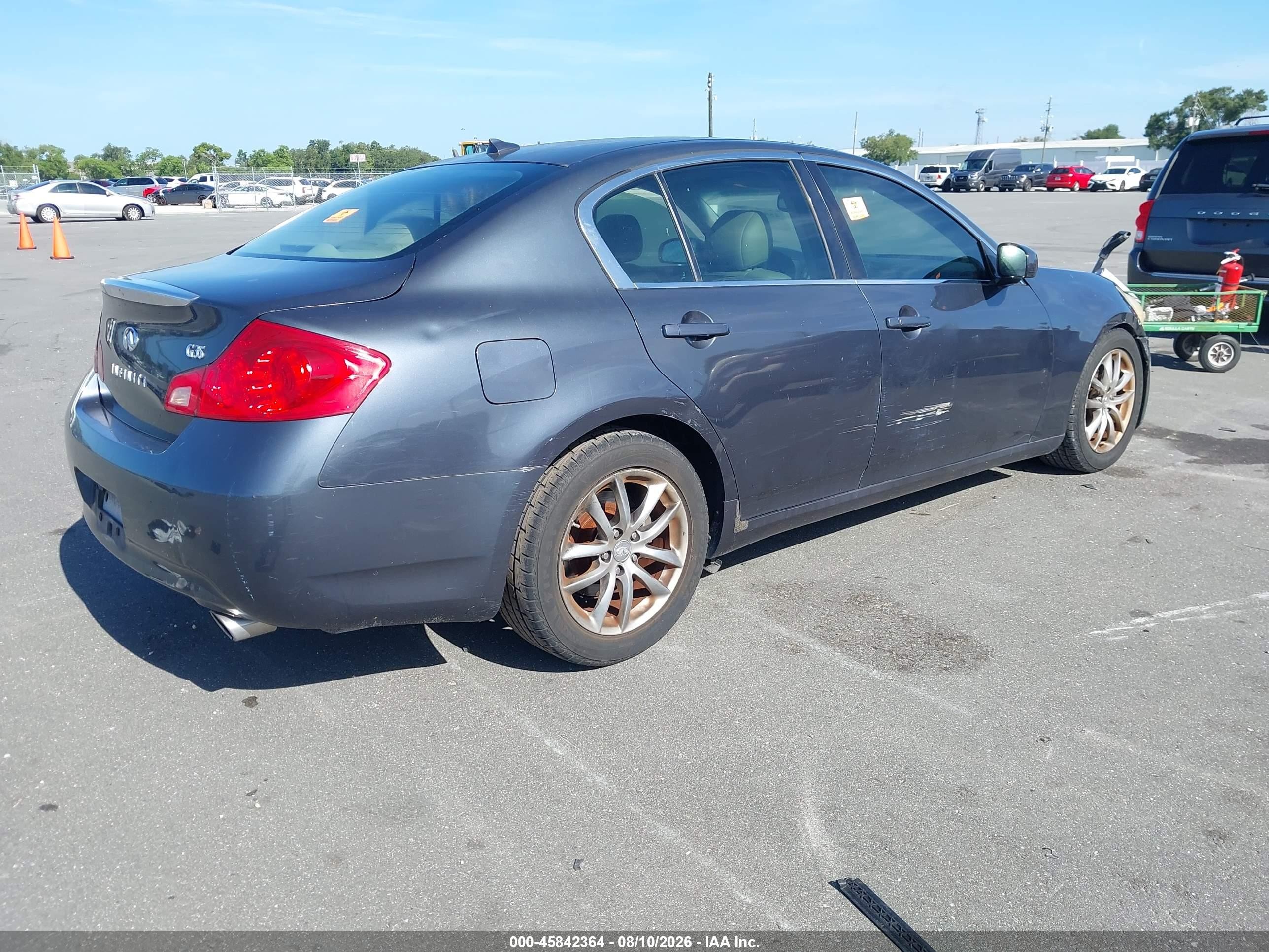 2008 Infiniti G35 Journey Gray vin: JNKBV61E68M204506