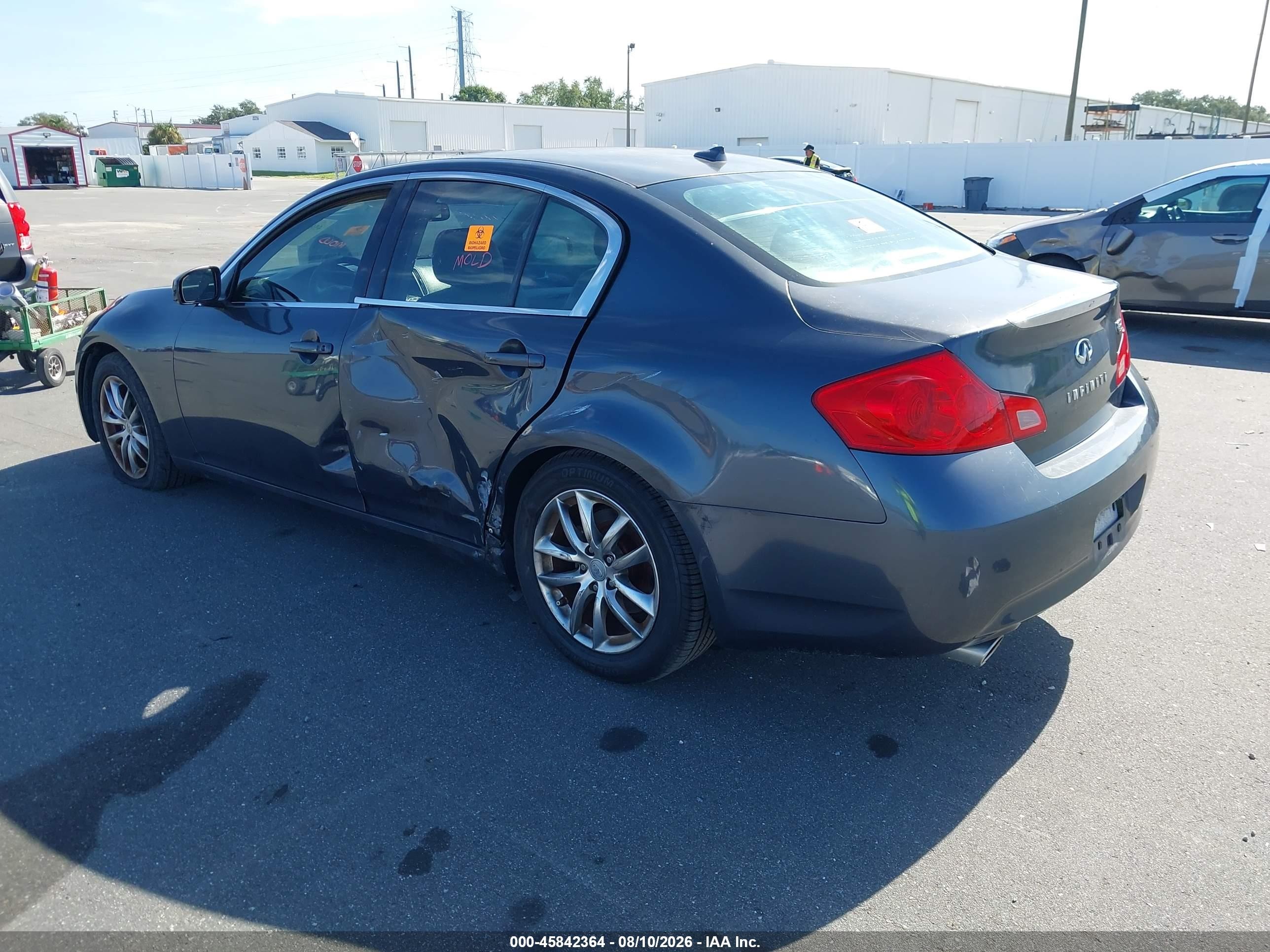 2008 Infiniti G35 Journey Gray vin: JNKBV61E68M204506