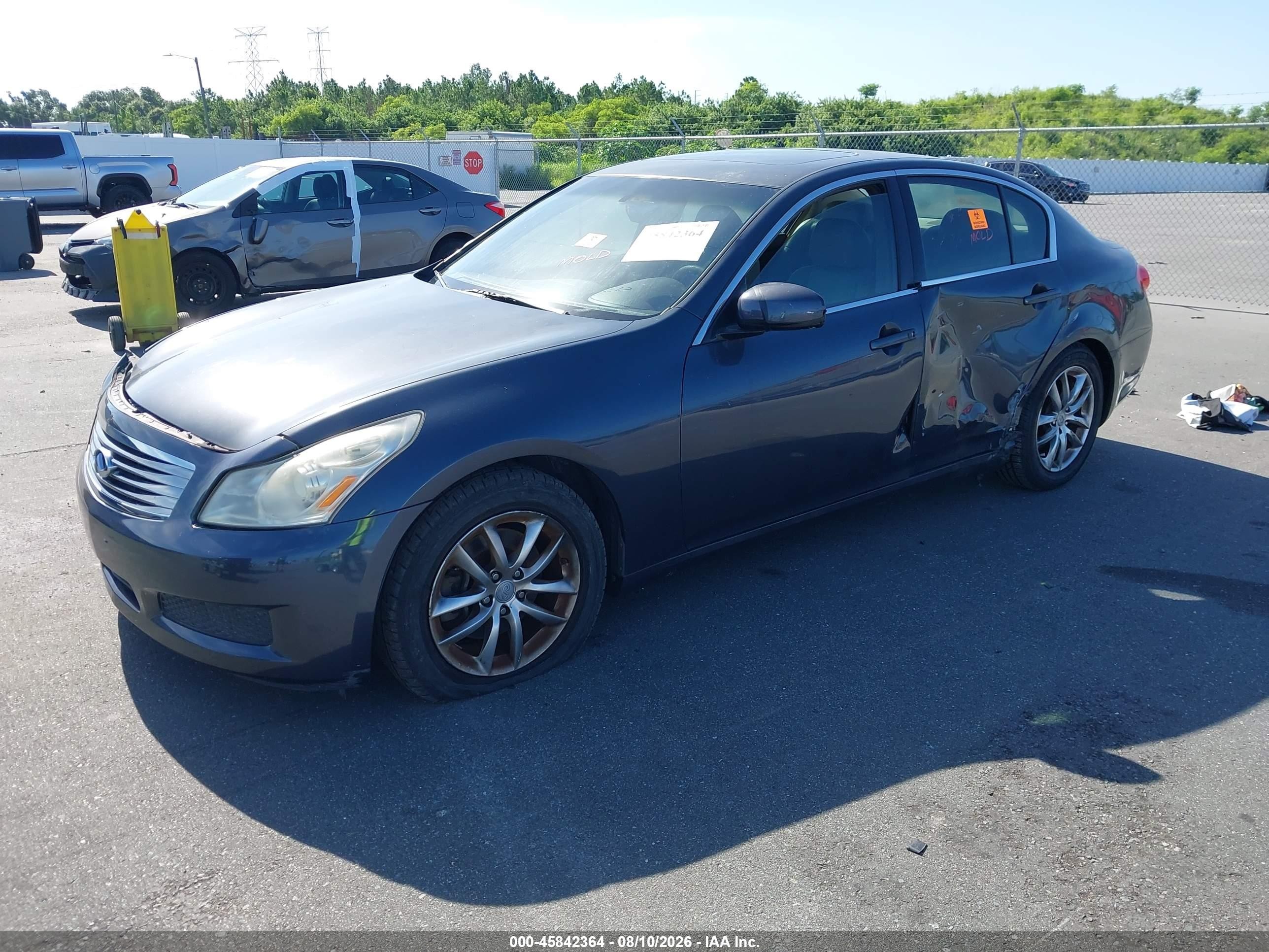 2008 Infiniti G35 Journey Gray vin: JNKBV61E68M204506