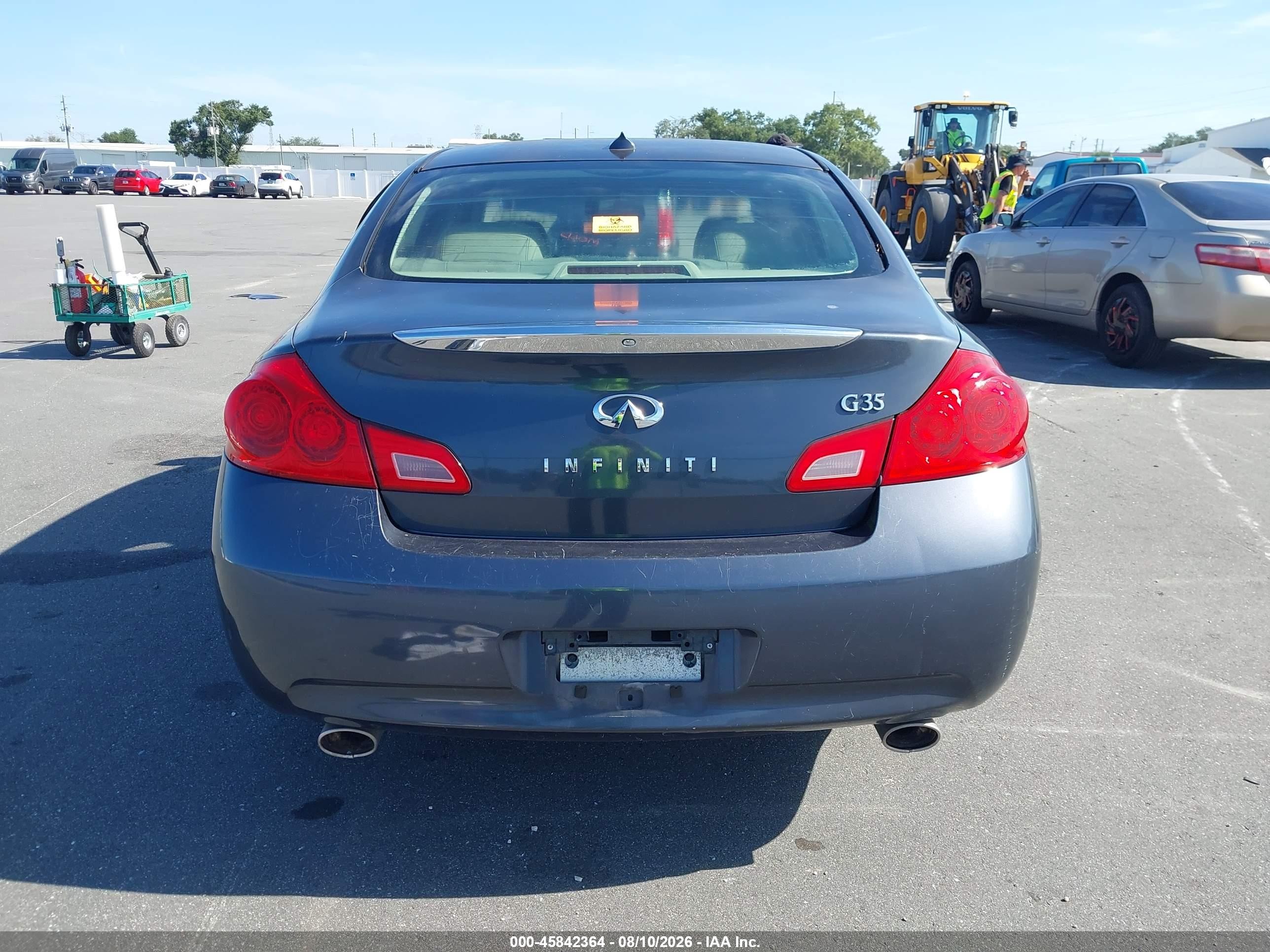 2008 Infiniti G35 Journey Gray vin: JNKBV61E68M204506
