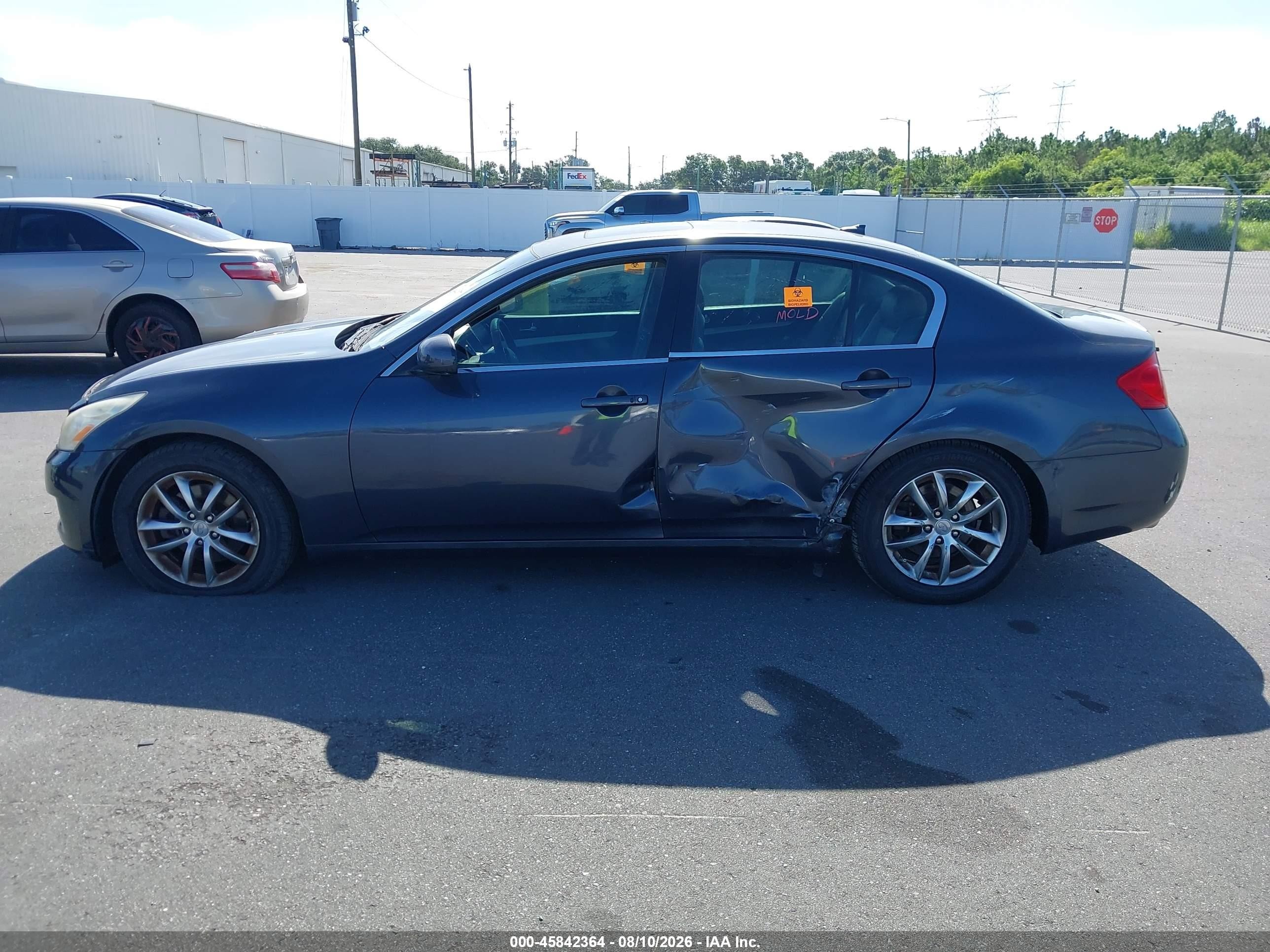 2008 Infiniti G35 Journey Gray vin: JNKBV61E68M204506