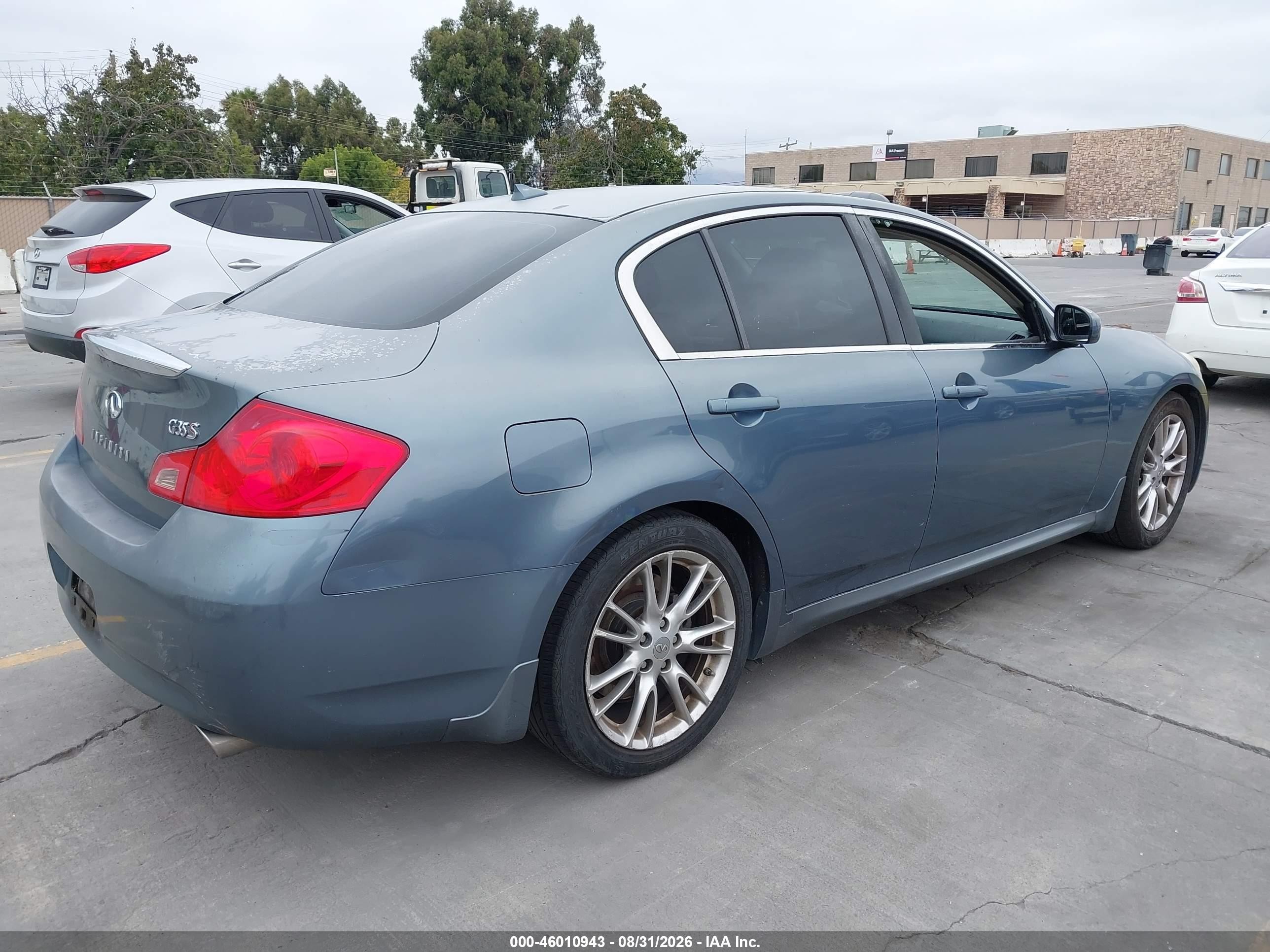2008 Infiniti G35 Journey Blue vin: JNKBV61E68M207213