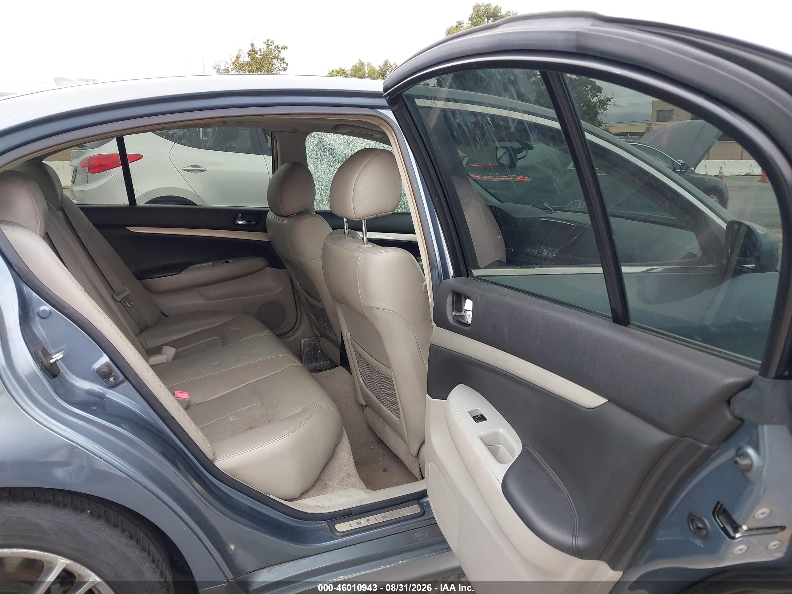 2008 Infiniti G35 Journey Blue vin: JNKBV61E68M207213