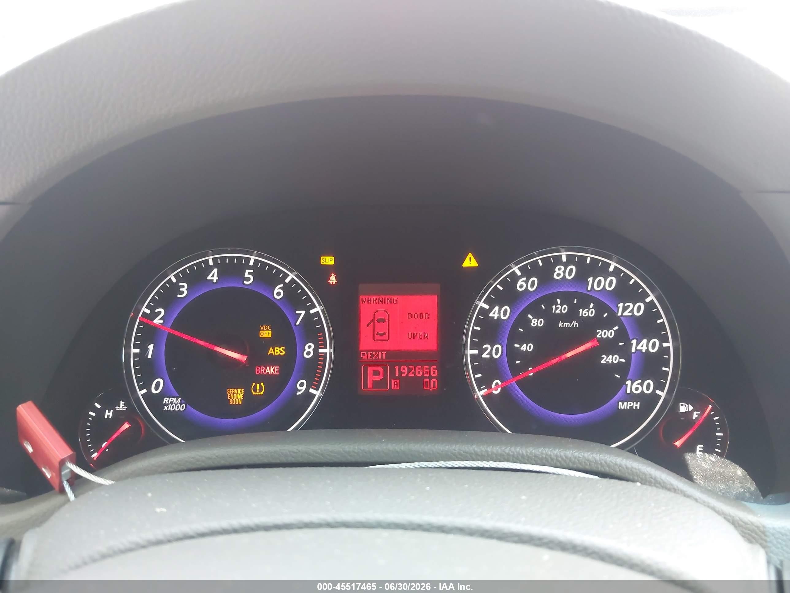 2008 Infiniti G35 Journey Red vin: JNKBV61E68M211598