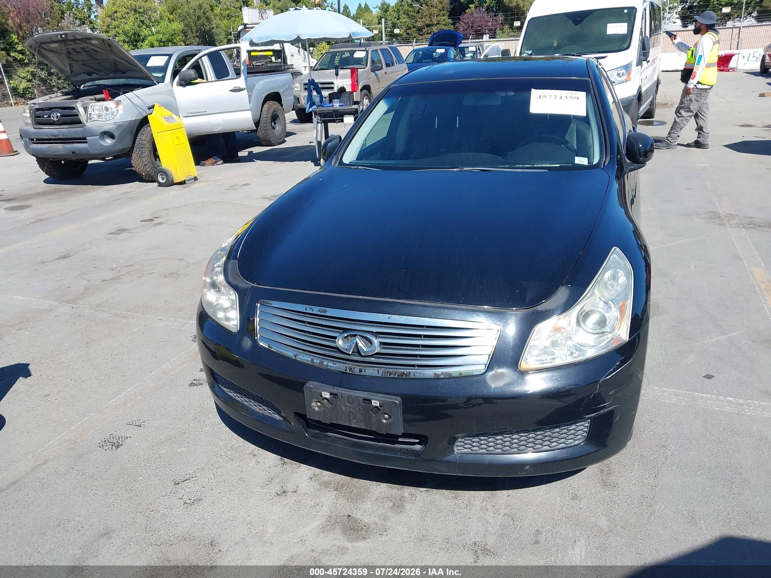 2008 Infiniti G35 Journey Black vin: JNKBV61E68M216090