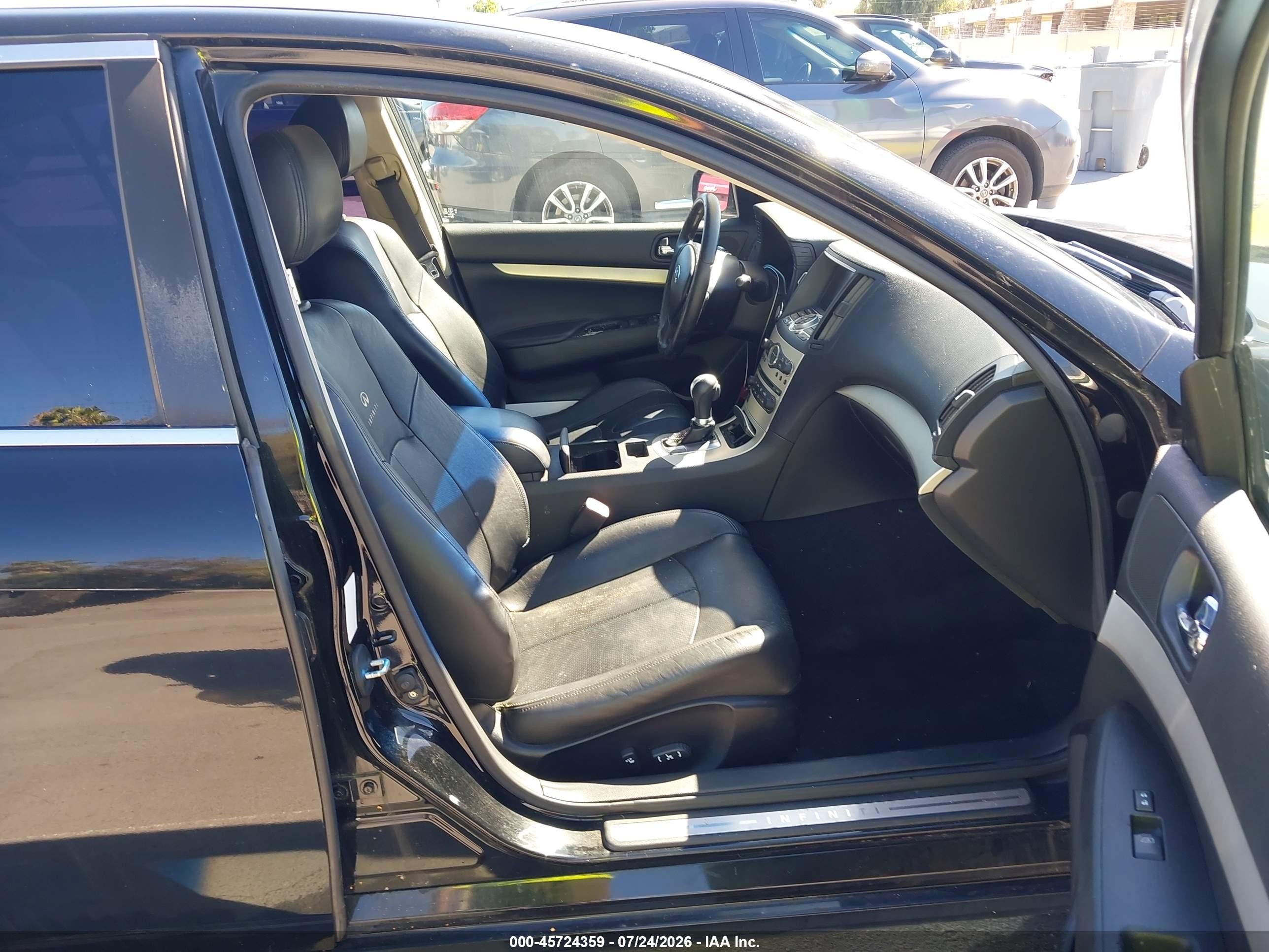 2008 Infiniti G35 Journey Black vin: JNKBV61E68M216090