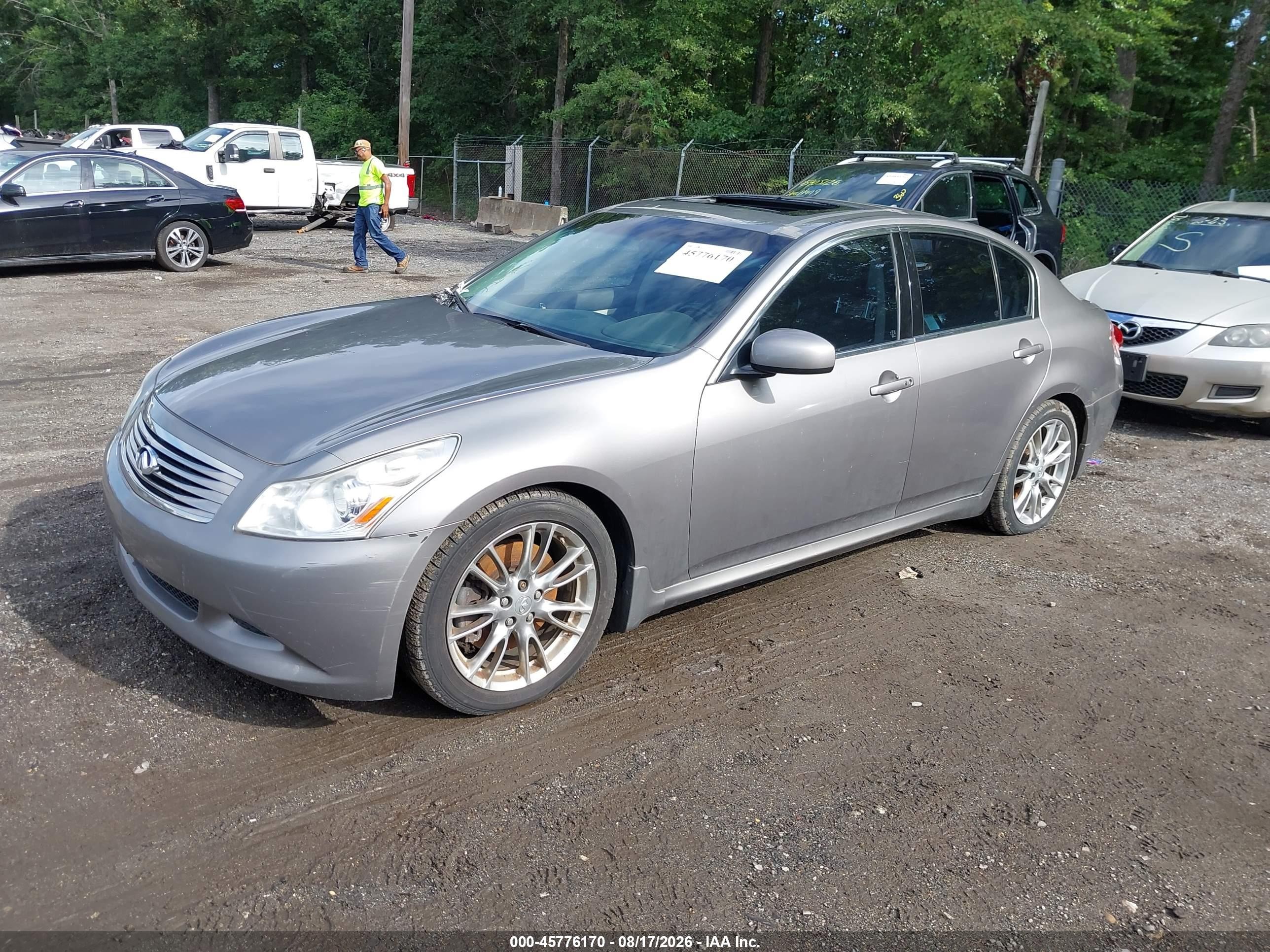 2008 Infiniti G35 Journey Серый vin: JNKBV61E68M221922