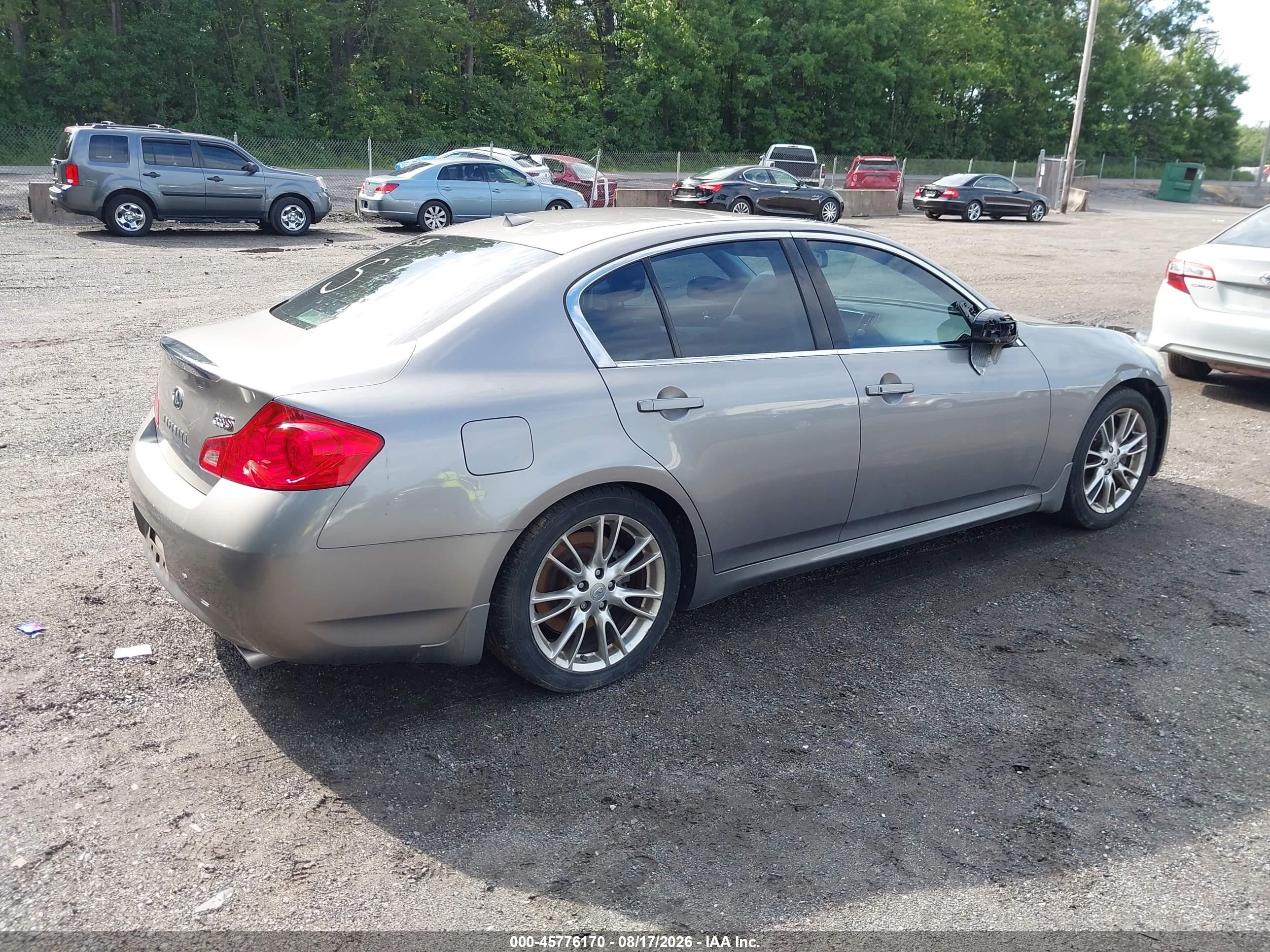 2008 Infiniti G35 Journey Серый vin: JNKBV61E68M221922