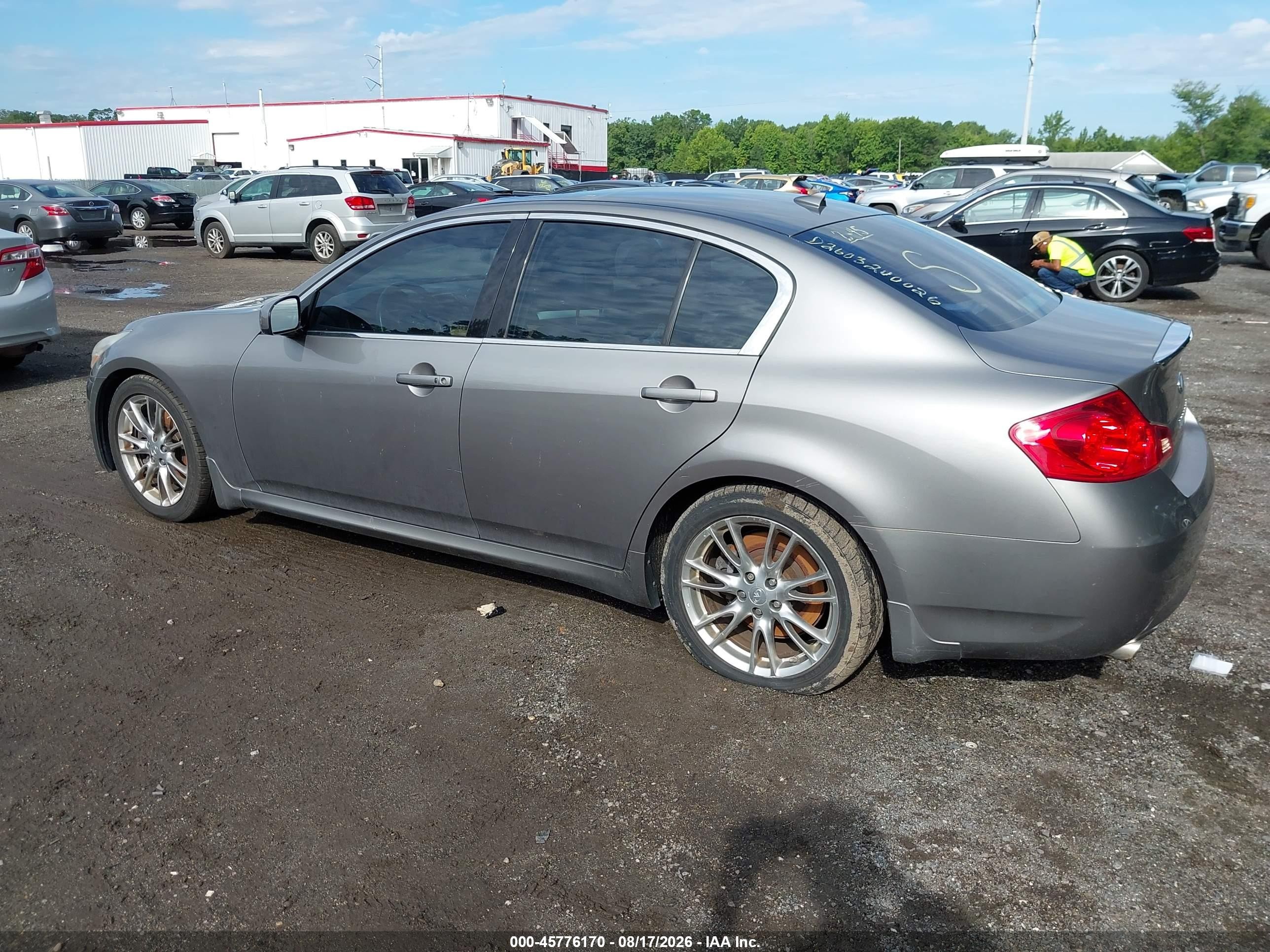 2008 Infiniti G35 Journey Серый vin: JNKBV61E68M221922