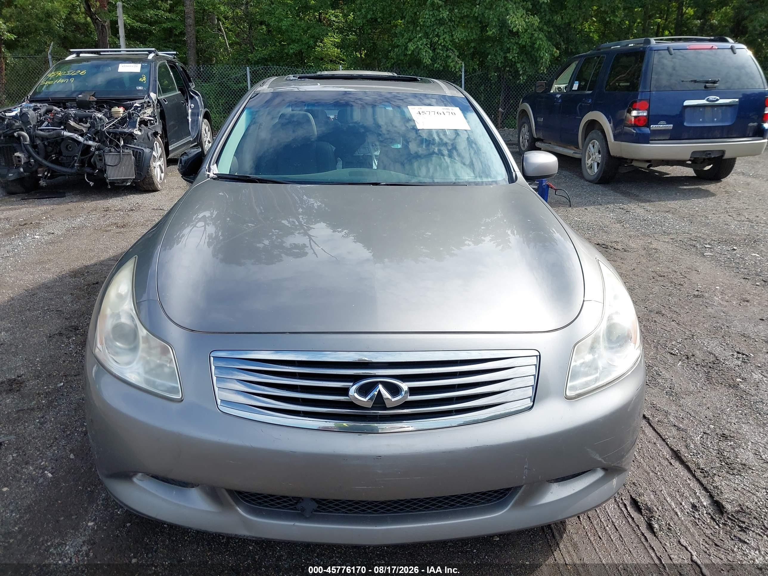 2008 Infiniti G35 Journey Серый vin: JNKBV61E68M221922