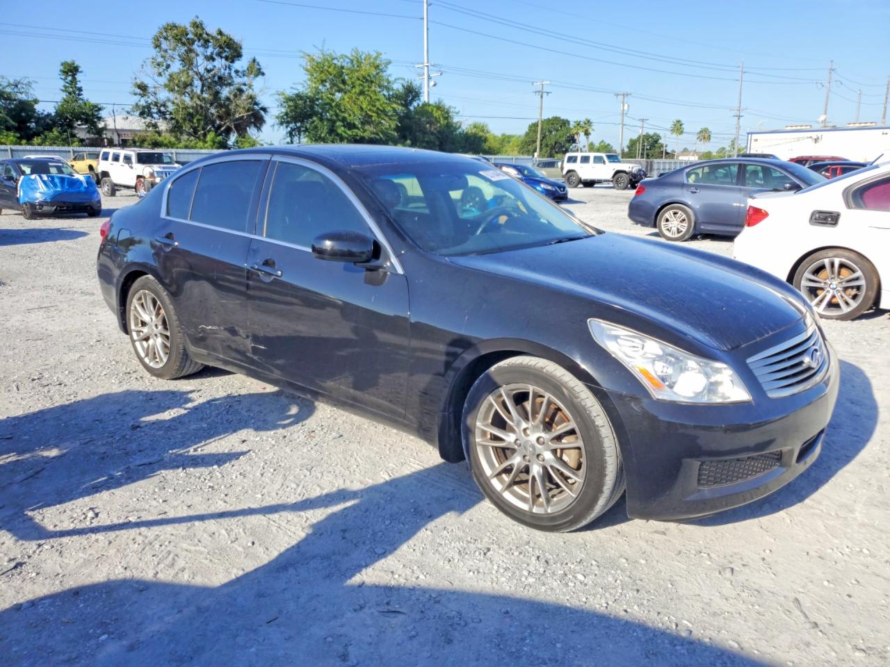 2007 Infiniti G35 Base Черный vin: JNKBV61E77M713258