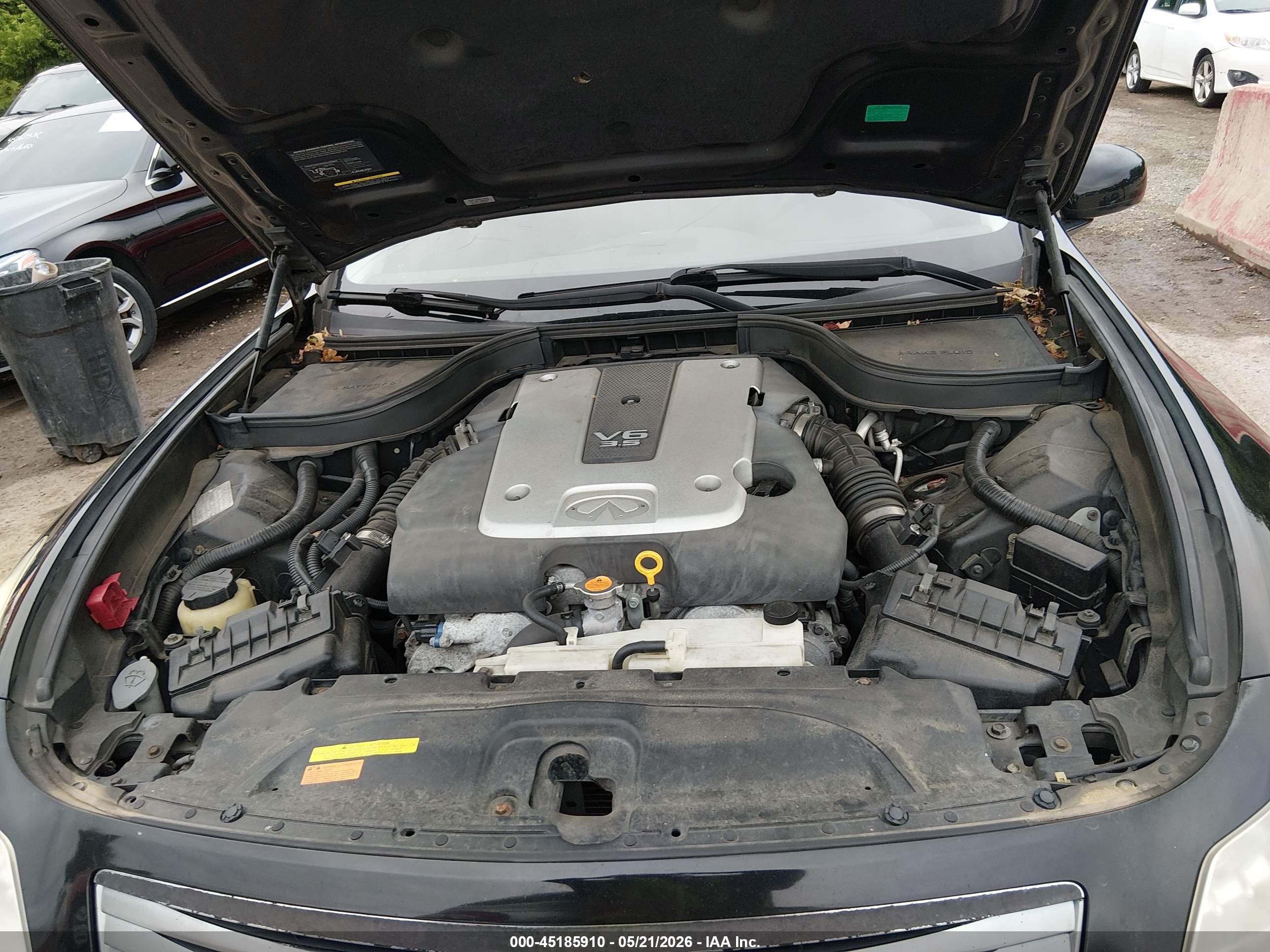 2007 Infiniti G35 Sport Black vin: JNKBV61E77M720906