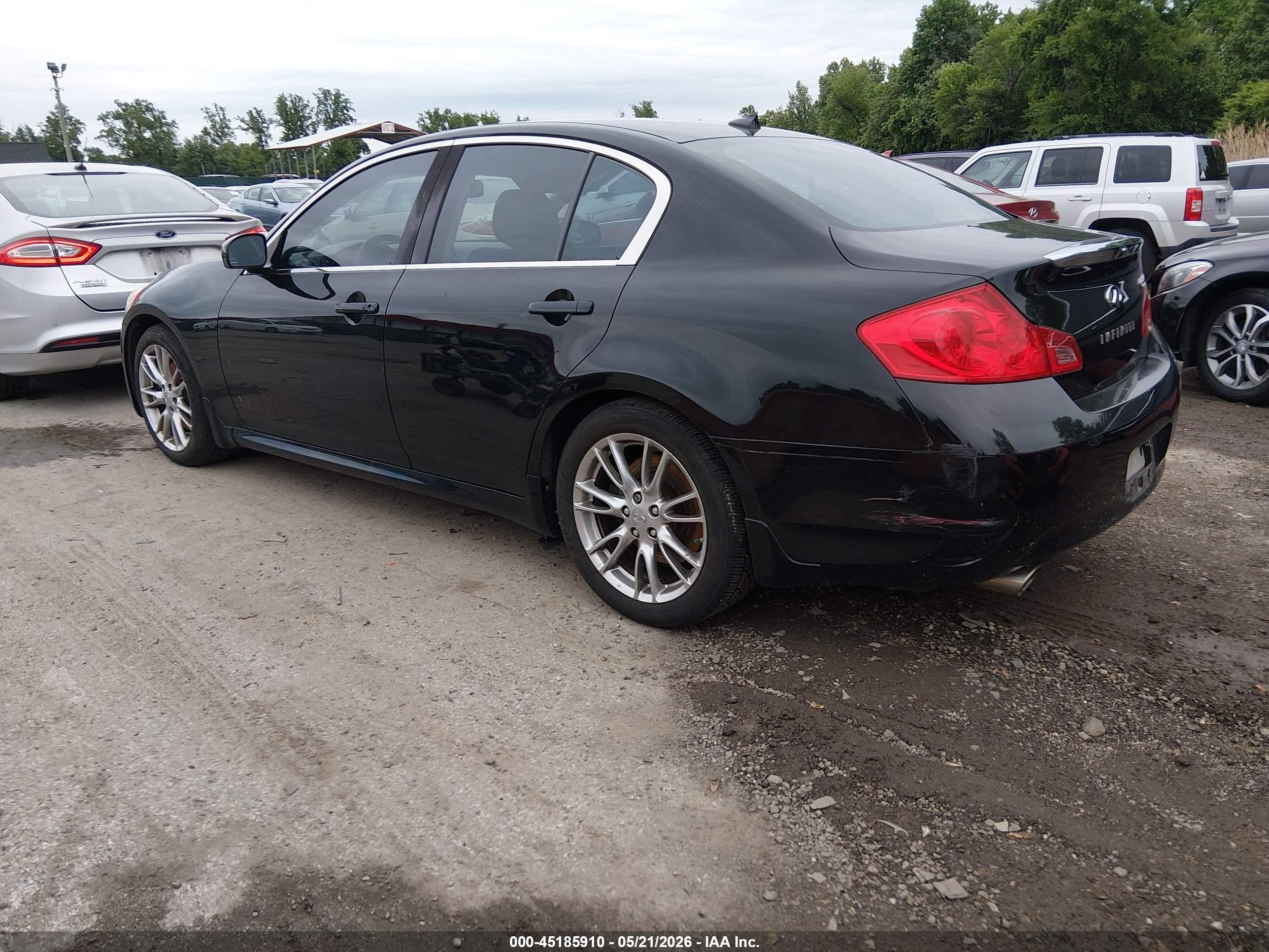 2007 Infiniti G35 Sport Black vin: JNKBV61E77M720906