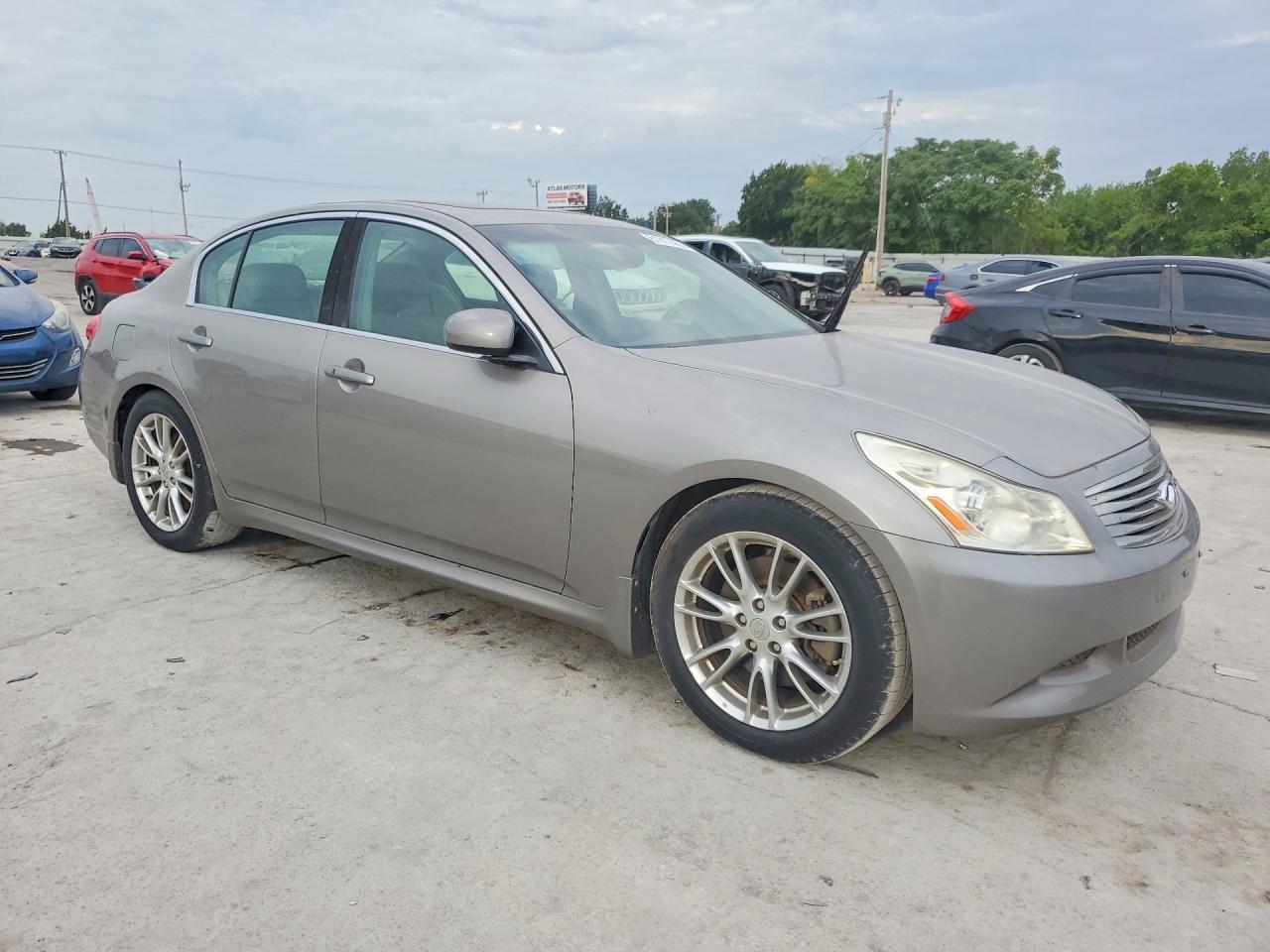 2007 Infiniti G35 Base Silver vin: JNKBV61E77M721179