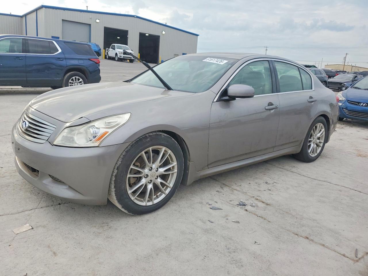 2007 Infiniti G35 Base Silver vin: JNKBV61E77M721179