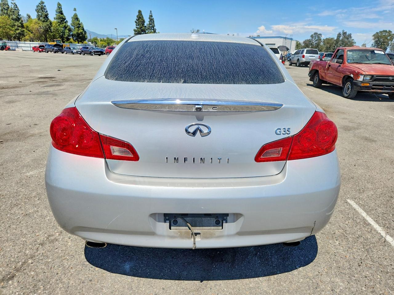 2007 Infiniti G35 Base Silver vin: JNKBV61E77M724583
