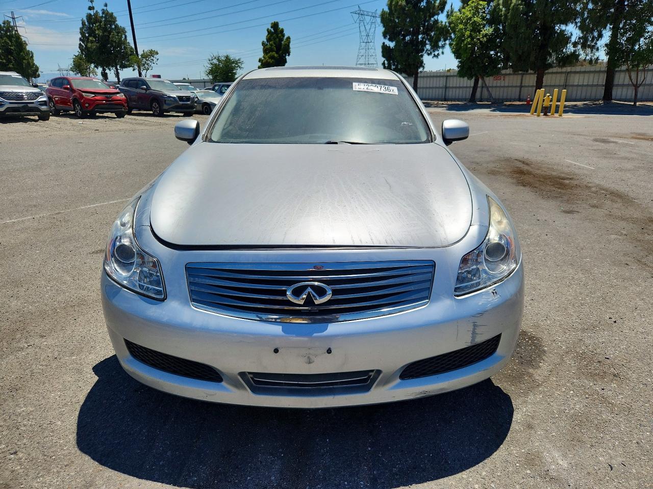2007 Infiniti G35 Base Silver vin: JNKBV61E77M724583