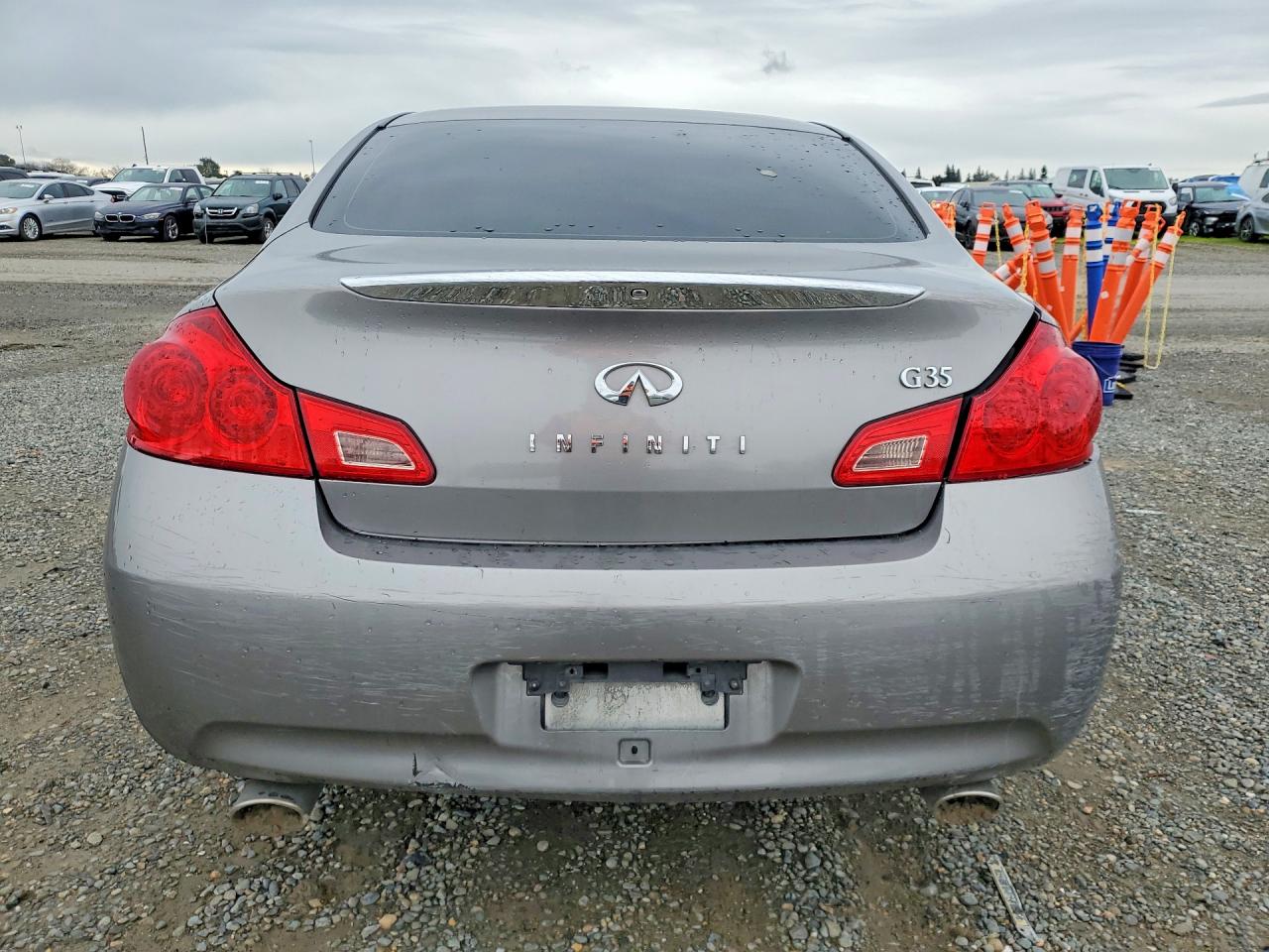 2007 Infiniti G35 Base Gray vin: JNKBV61E77M726396