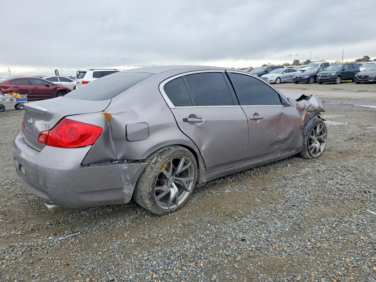 2007 Infiniti G35 Base Gray vin: JNKBV61E77M726396