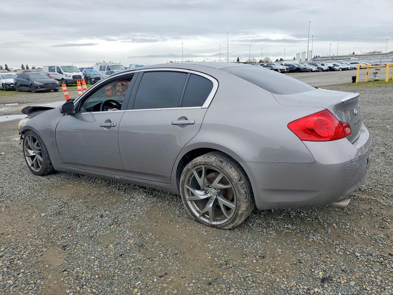 2007 Infiniti G35 Base Gray vin: JNKBV61E77M726396
