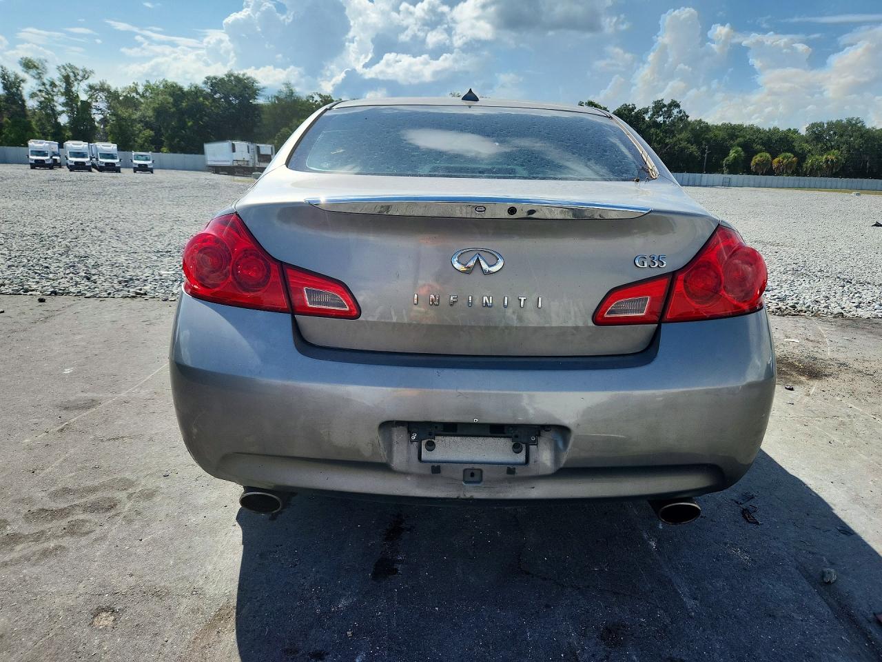 2008 Infiniti G35 Base Gray vin: JNKBV61E78M200402
