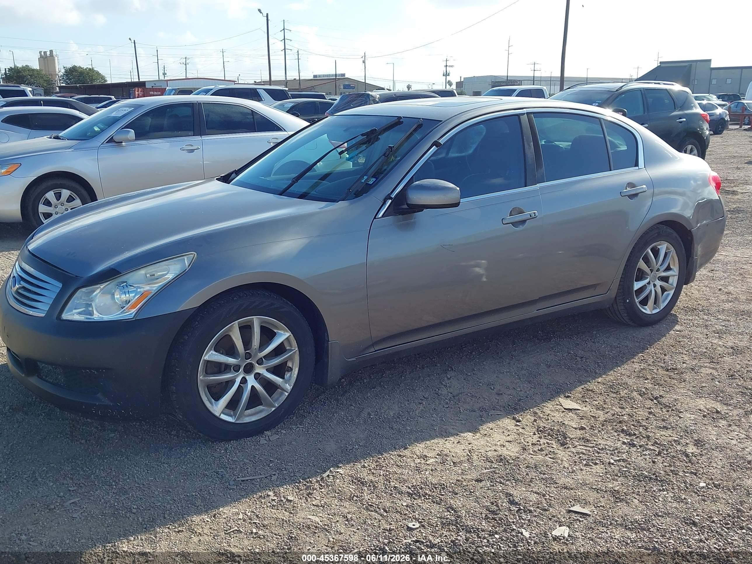 2008 Infiniti G35 Journey Gray vin: JNKBV61E78M208290
