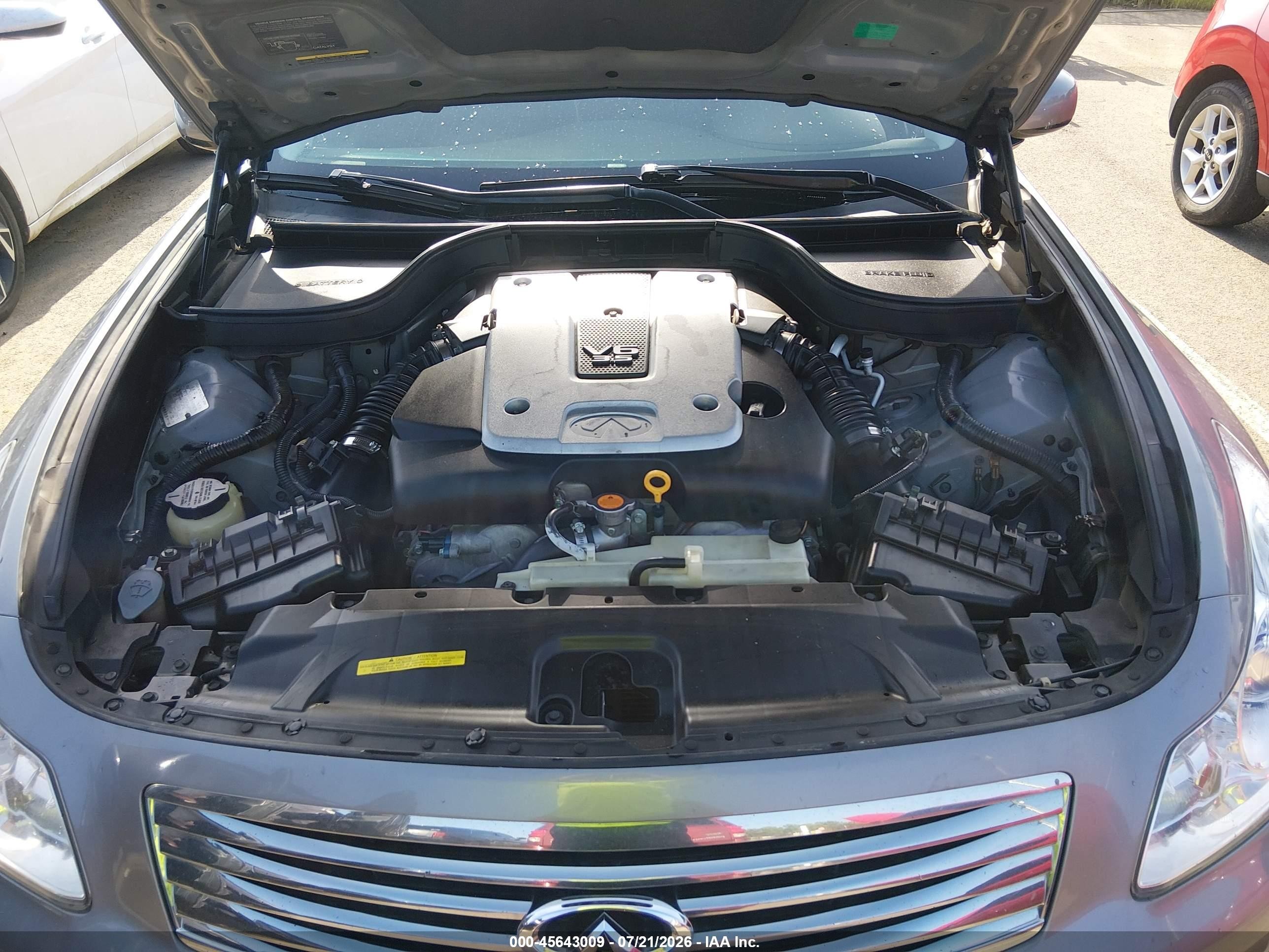 2008 Infiniti G35 Journey Gray vin: JNKBV61E78M209276