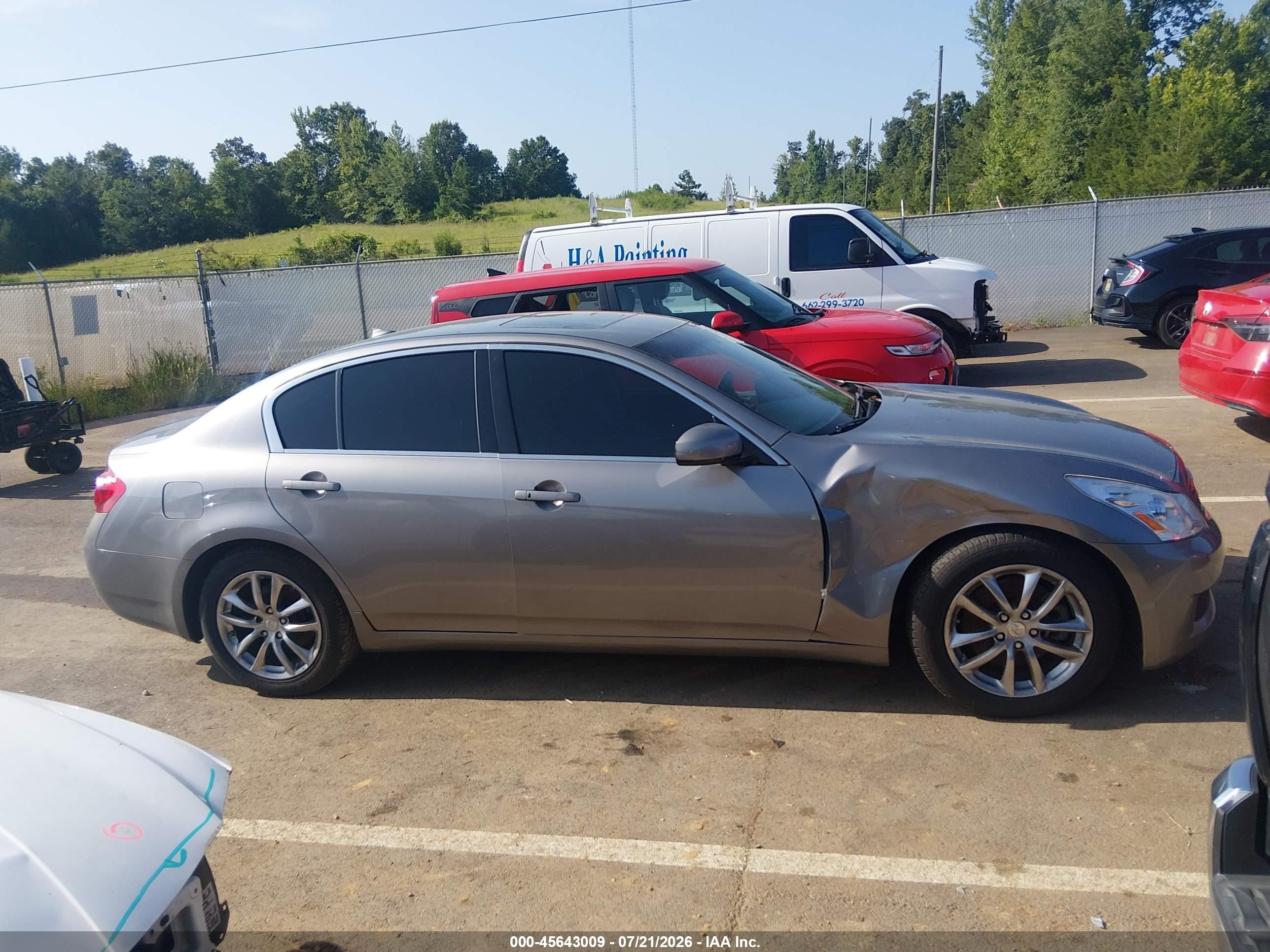 2008 Infiniti G35 Journey Gray vin: JNKBV61E78M209276