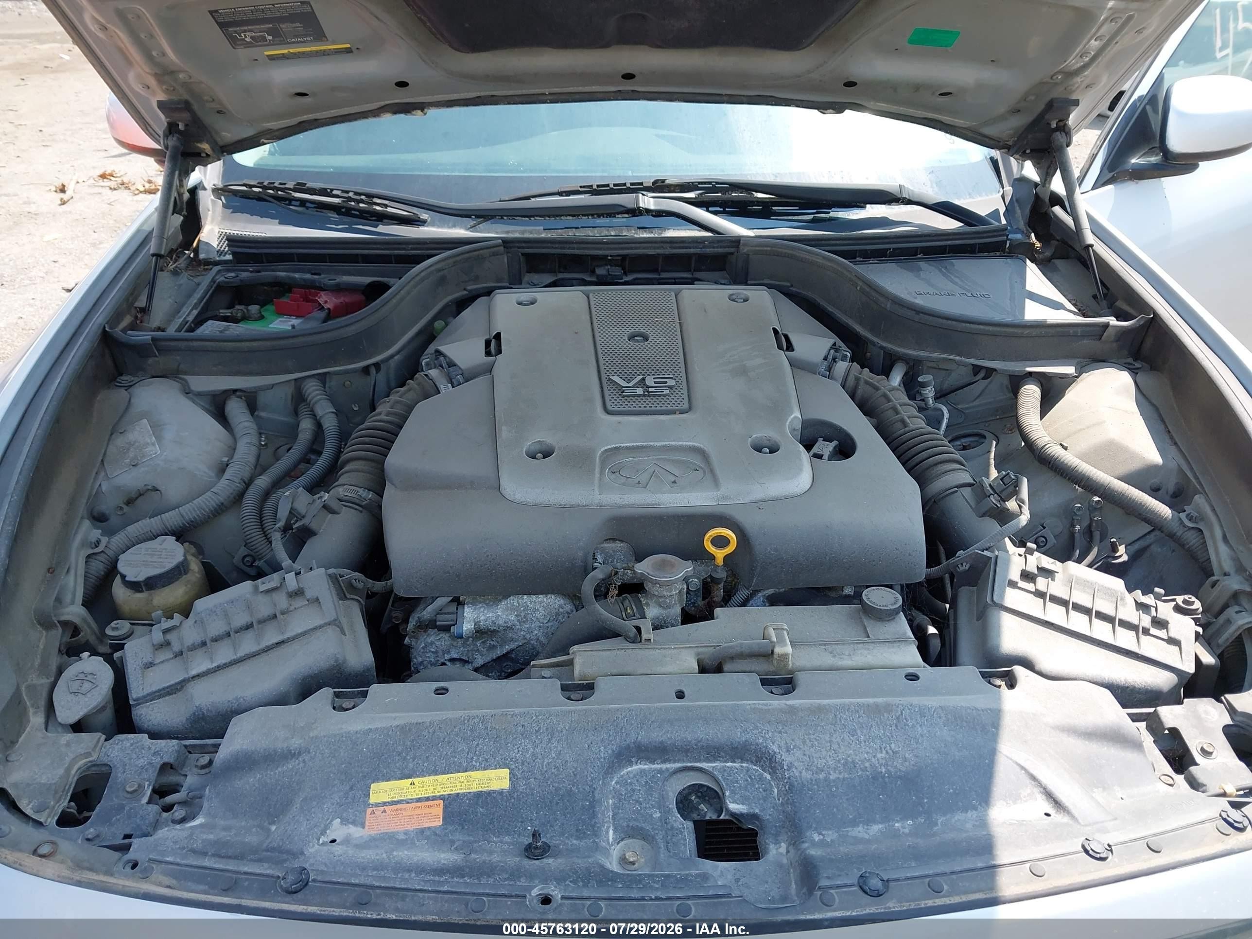 2008 Infiniti G35 Journey Серебряный vin: JNKBV61E78M210556