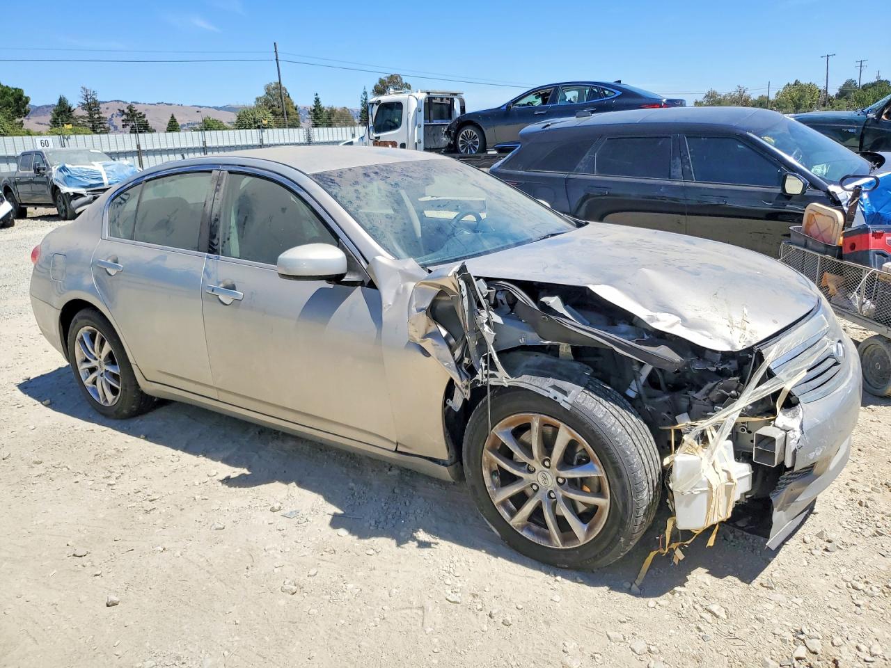 2008 Infiniti G35 Base Tan vin: JNKBV61E78M219290