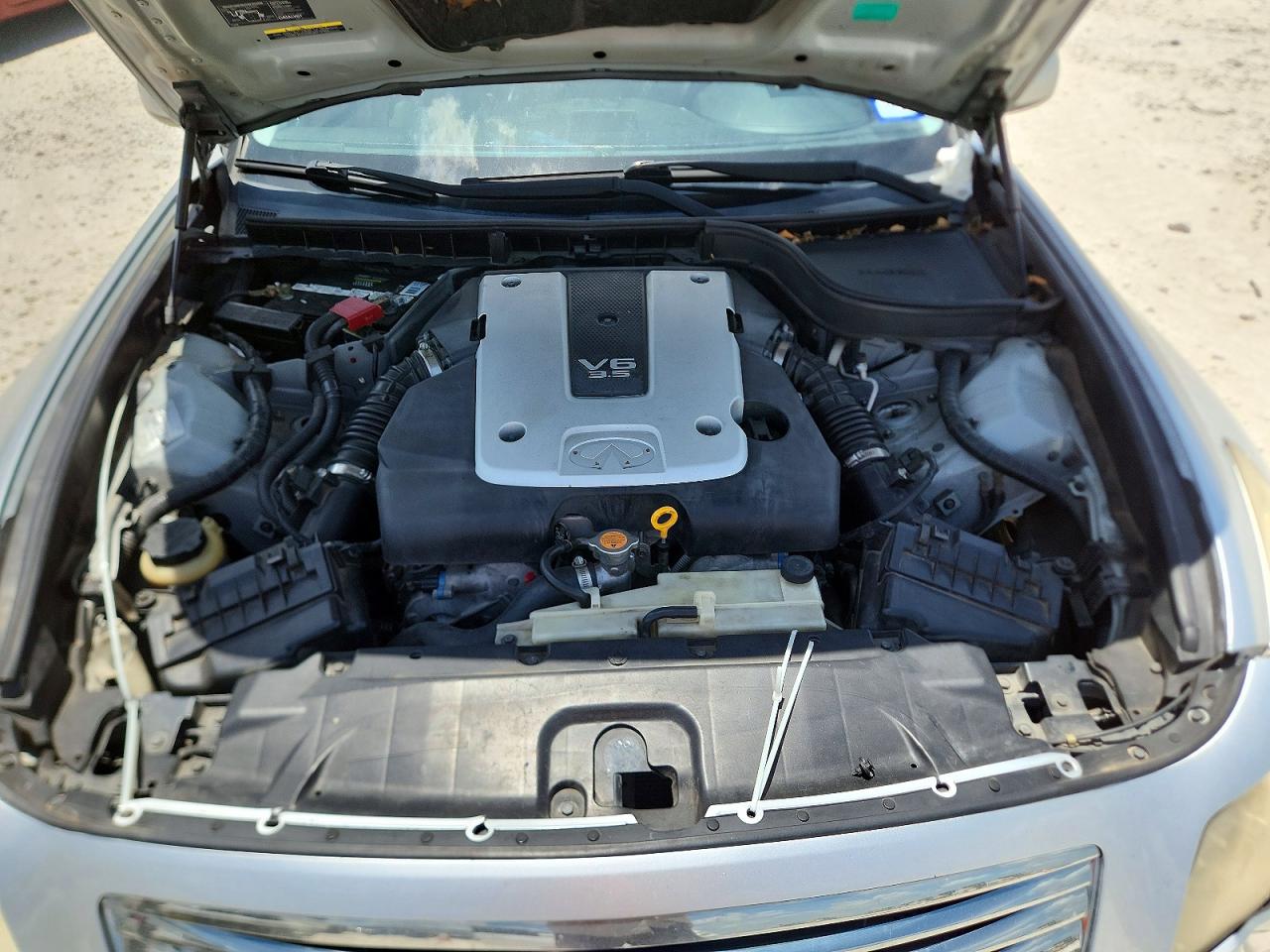 2008 Infiniti G35 Base Silver vin: JNKBV61E78M225848