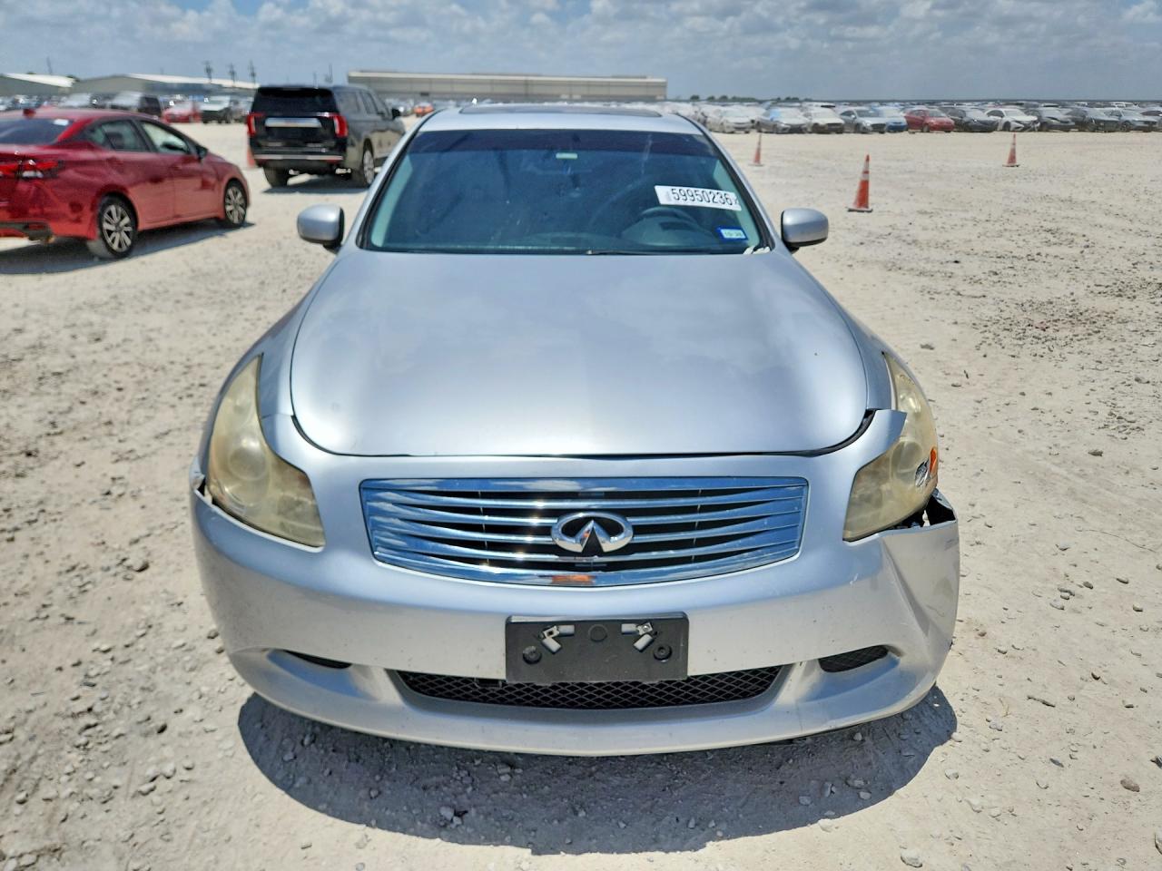 2008 Infiniti G35 Base Silver vin: JNKBV61E78M225848