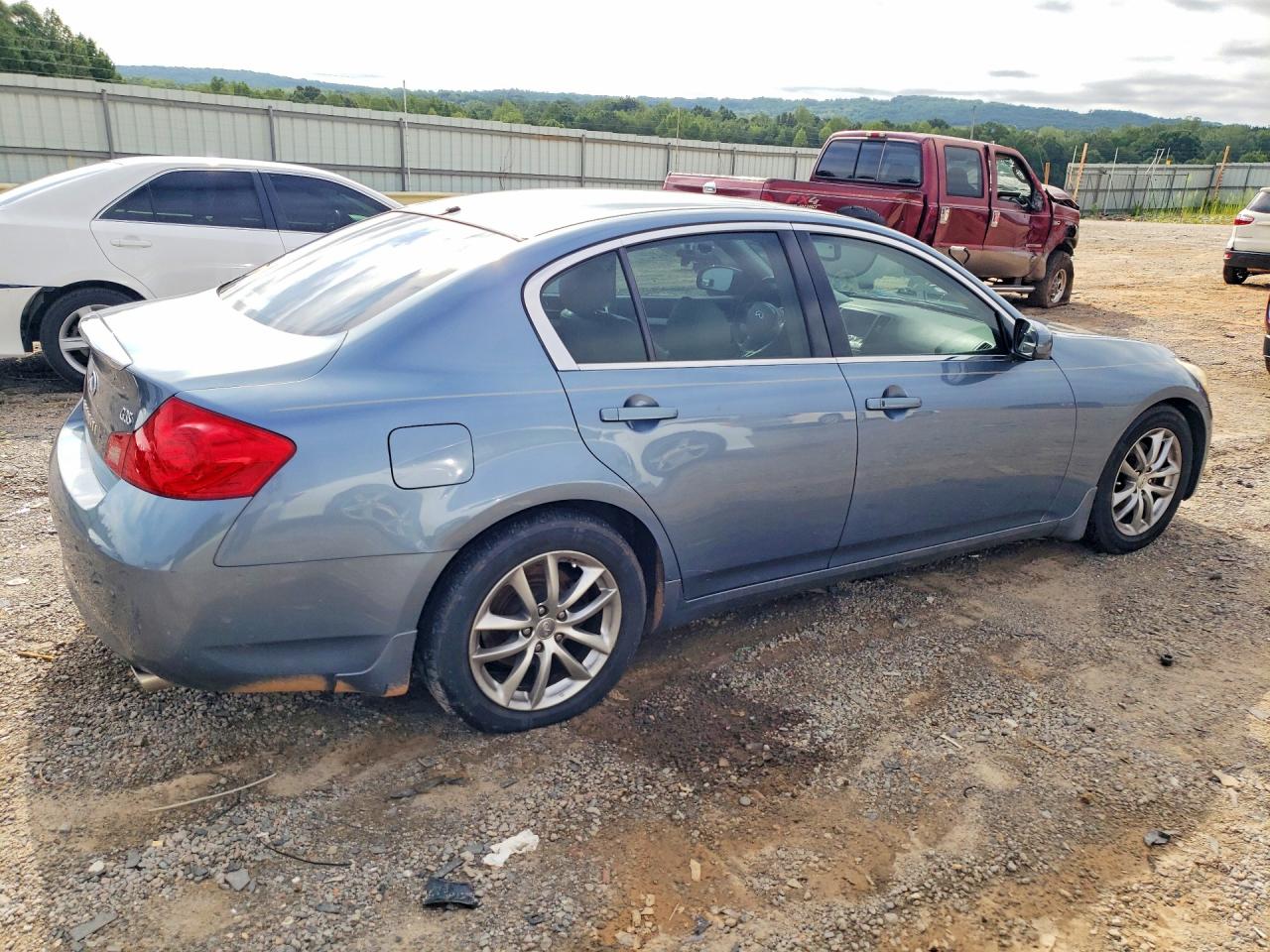 2007 Infiniti G35 Base Blue vin: JNKBV61E87M706352