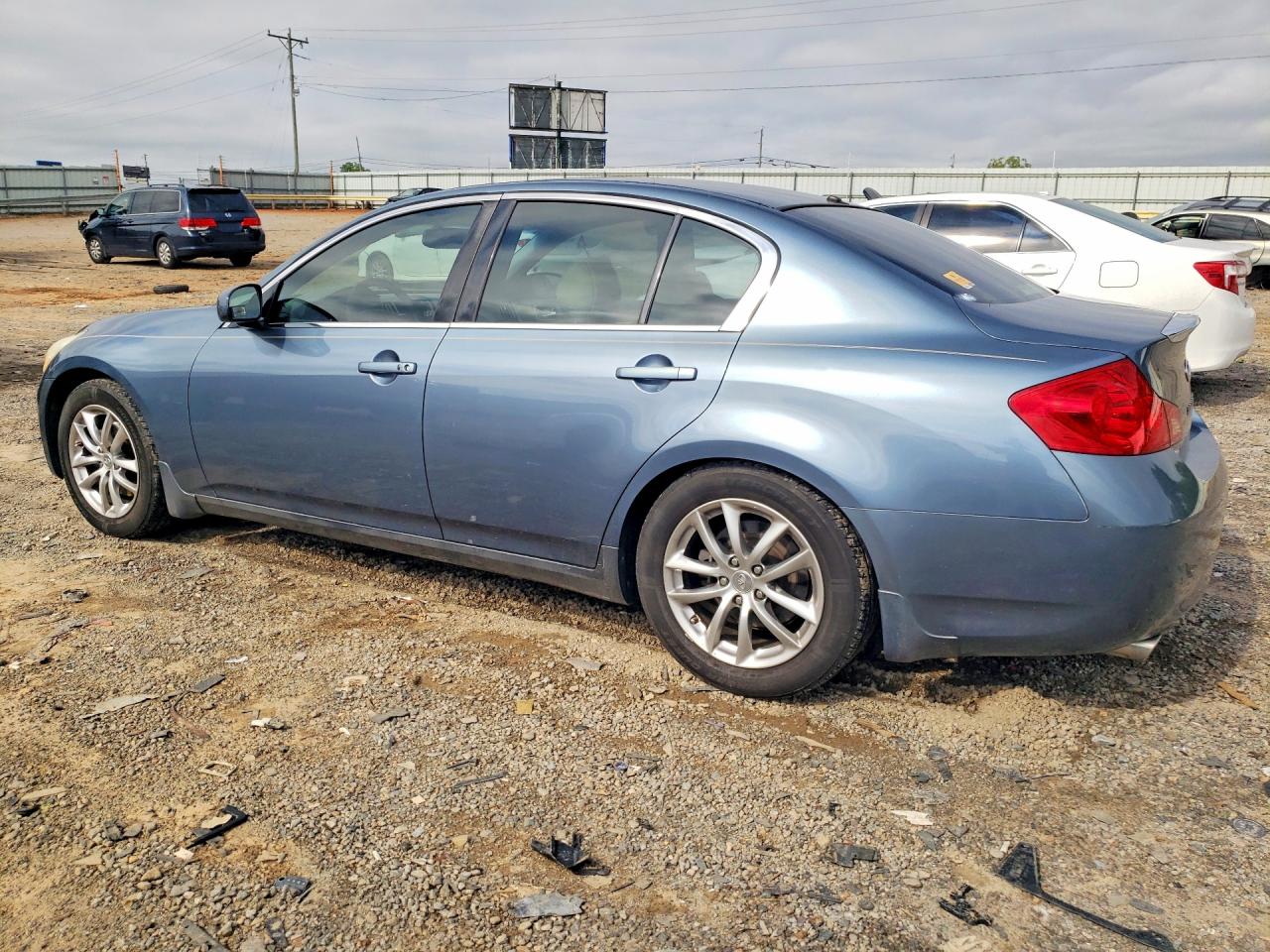 2007 Infiniti G35 Base Blue vin: JNKBV61E87M706352