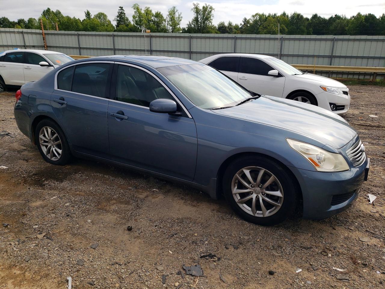 2007 Infiniti G35 Base Blue vin: JNKBV61E87M706352