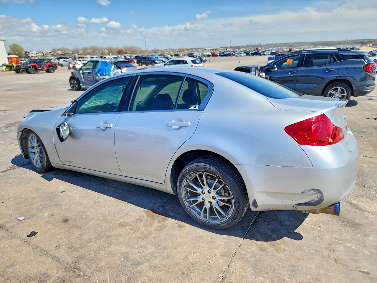 2007 Infiniti G35 Base Silver vin: JNKBV61E87M712636