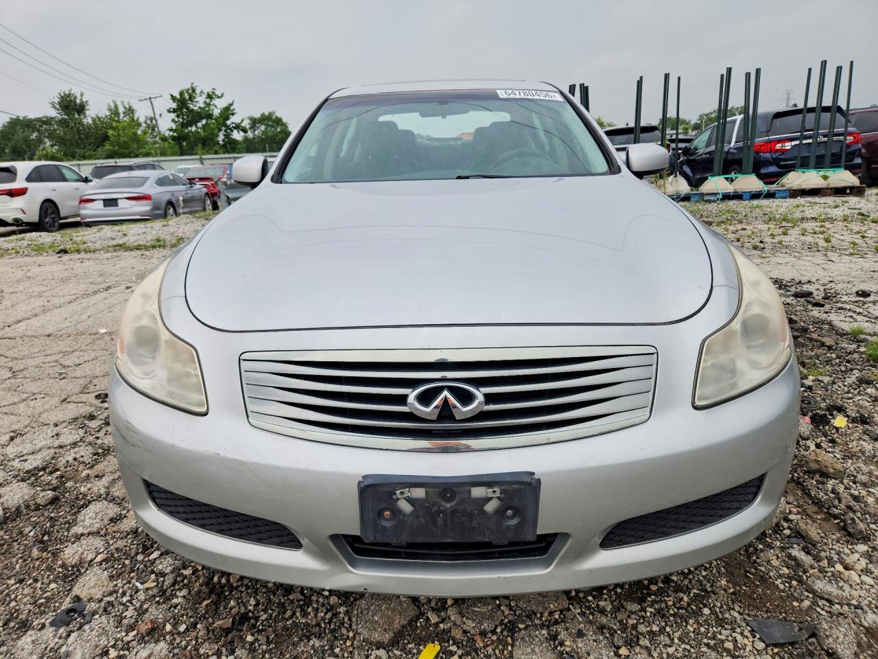 2007 Infiniti G35 Base Серебряный vin: JNKBV61E87M713737